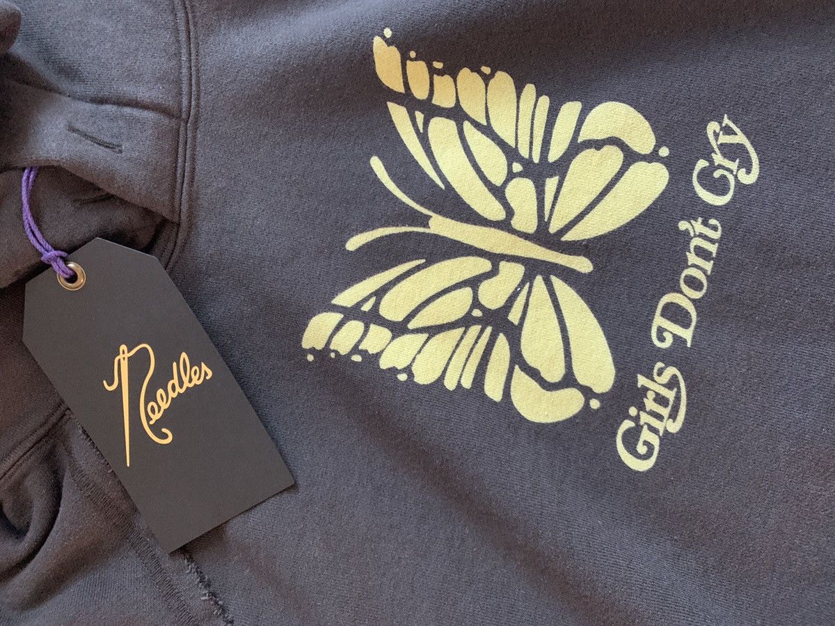 人気話題コラボ！GIRLS DON'T CRY x NEEDLES BUTTERFLY HOODIE Girls Dont Cry × Needles Girls Don't Cry x Needles Butterfly