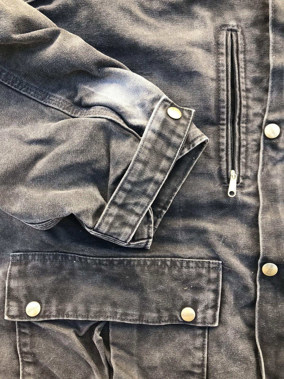 Carhartt Vtg Carhartt Onyx full zip/velcro multi pocket coat 2XL Size US XXL / EU 58 / 5 - 3 Thumbnail