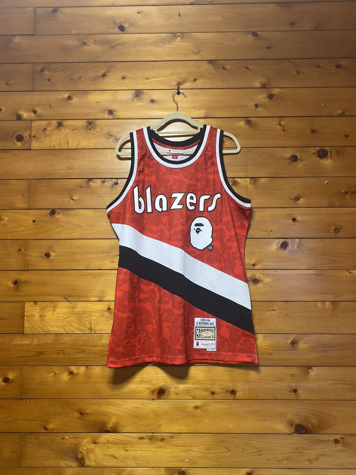 Bape × Mitchell & Ness × NBA Bape x NBA Blazers Jersey Size US L / EU 52-54 / 3 - 1 Thumbnail