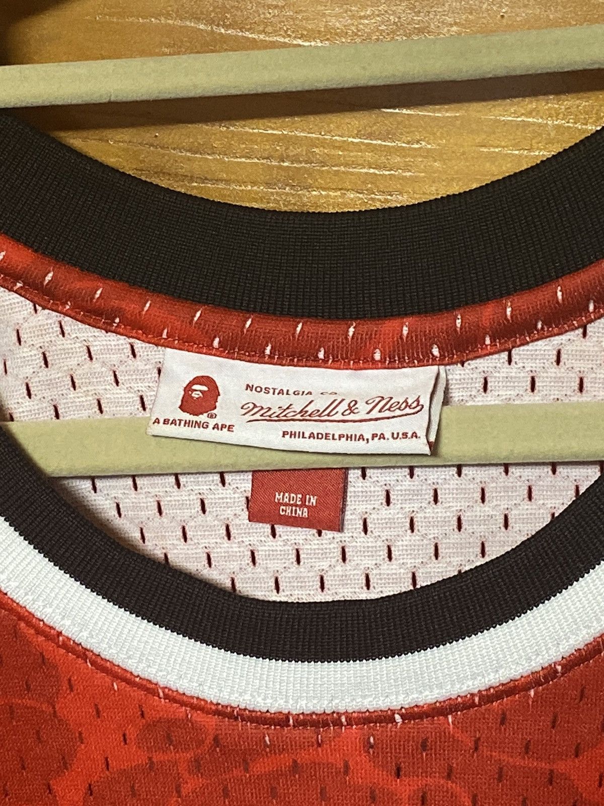Bape × Mitchell & Ness × NBA Bape x NBA Blazers Jersey Size US L / EU 52-54 / 3 - 3 Thumbnail
