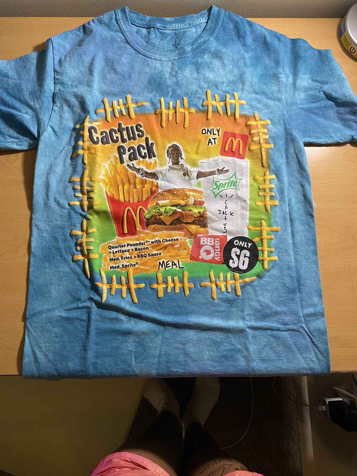 Tシャツ・カットソー TravisScott x McDonald's Cactus Pack Vintage Bootleg T-shirt Travis Scott x McDonalds Cactus Jack Vintage Bootleg T-Shirt