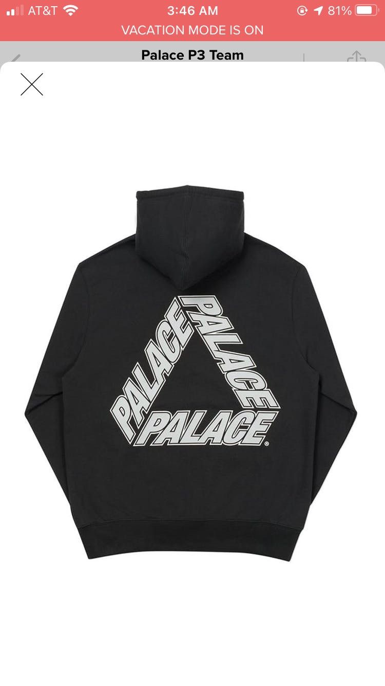 Palace Palace P3 Team Hood Black L Size US L / EU 52-54 / 3 - 3 Thumbnail