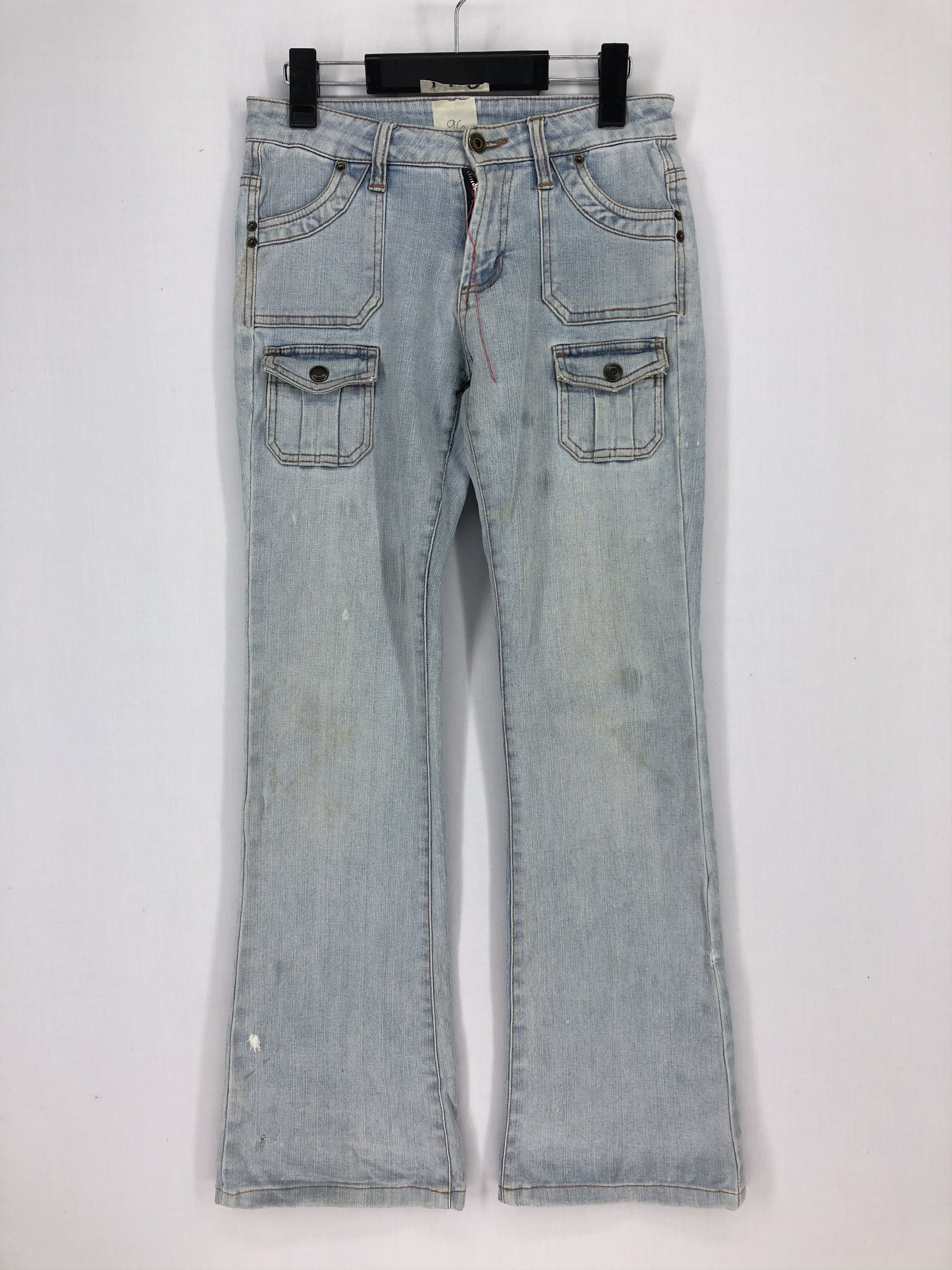 Japanese Brand STRETCH DENIM BUSHPANTS MULTIPOCKET UTILITY Size US 26 / EU 42 - 1 Thumbnail