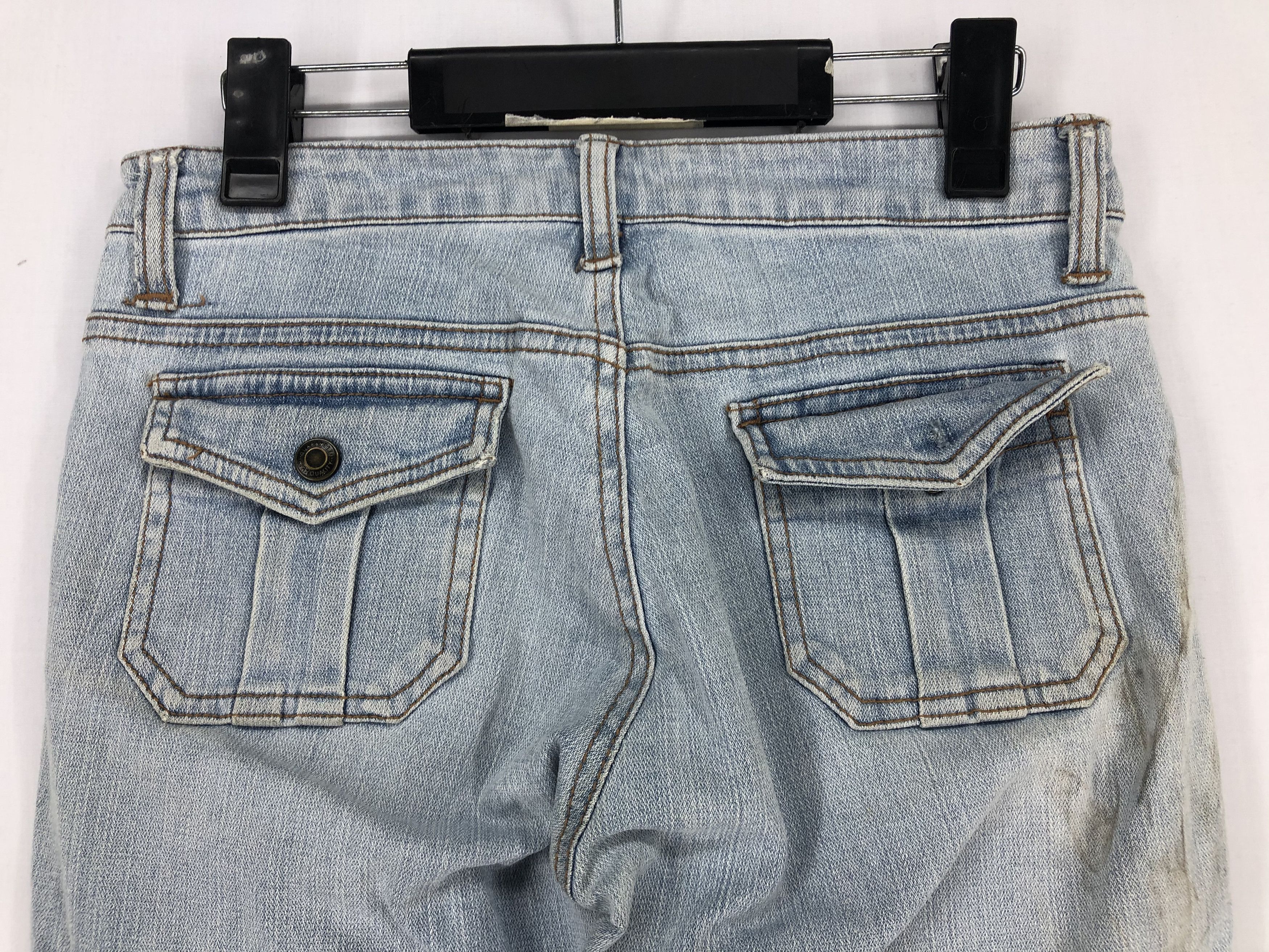 Japanese Brand STRETCH DENIM BUSHPANTS MULTIPOCKET UTILITY Size US 26 / EU 42 - 11 Thumbnail