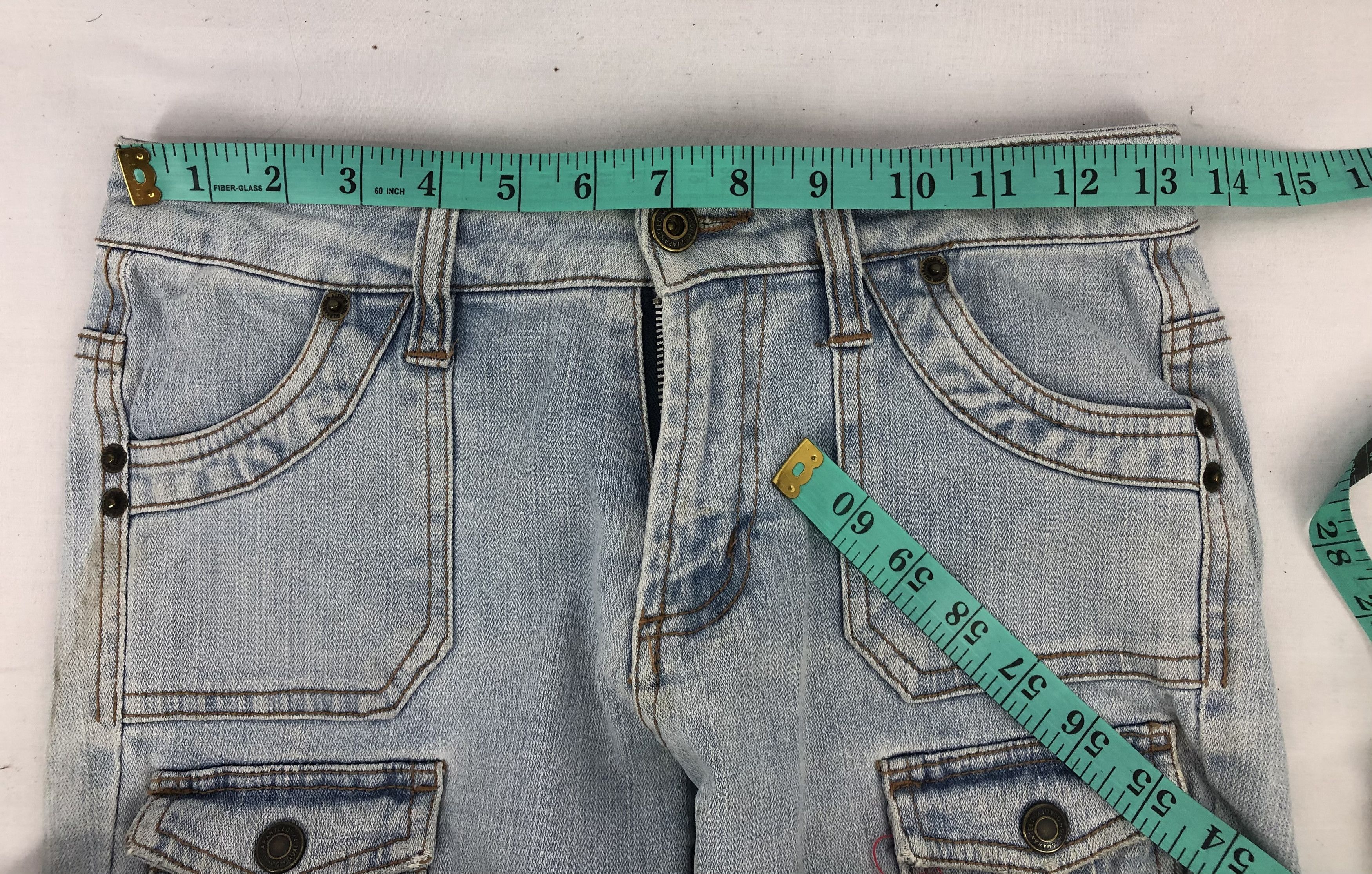 Japanese Brand STRETCH DENIM BUSHPANTS MULTIPOCKET UTILITY Size US 26 / EU 42 - 17 Thumbnail