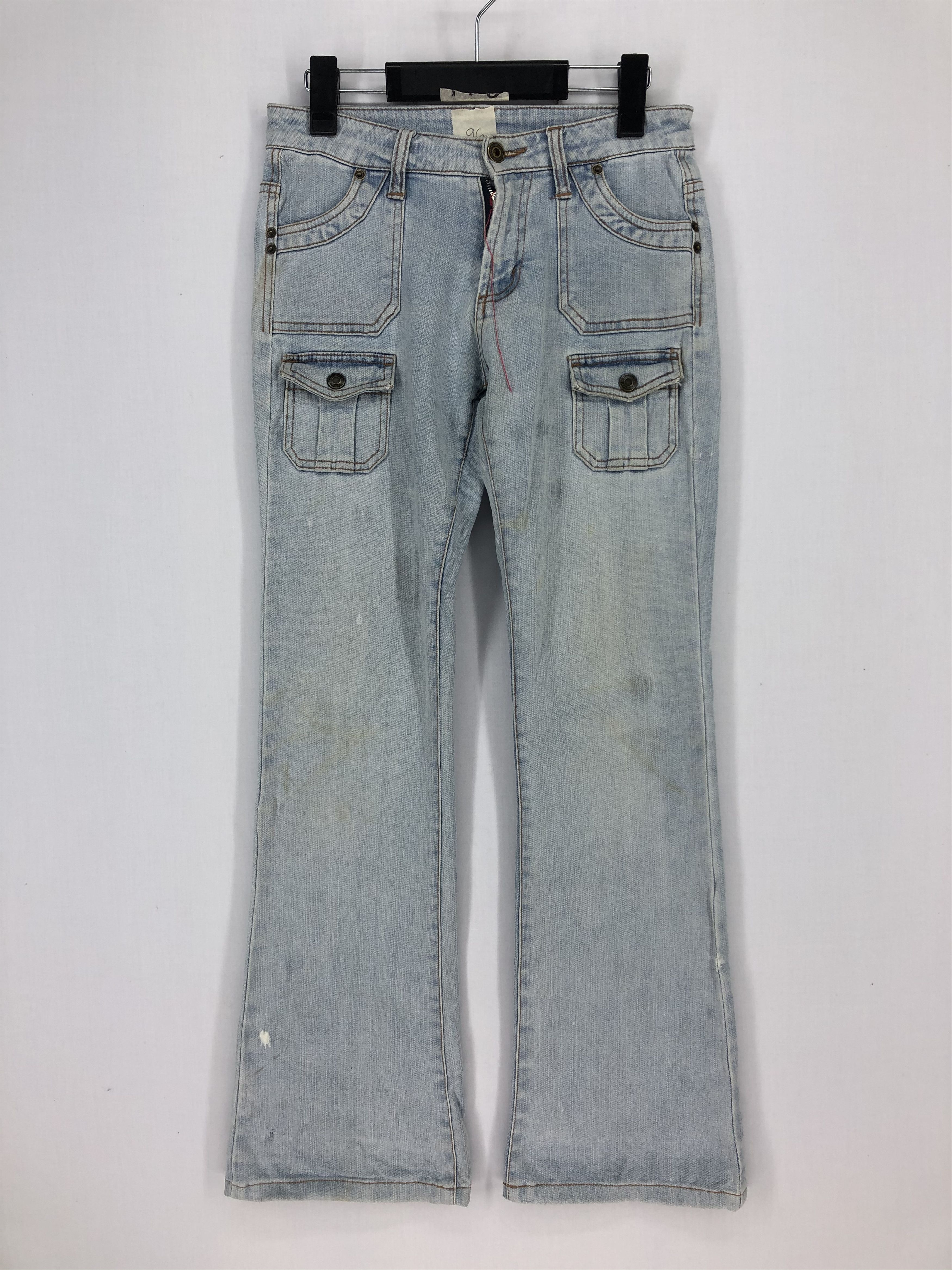 Japanese Brand STRETCH DENIM BUSHPANTS MULTIPOCKET UTILITY Size US 26 / EU 42 - 2 Thumbnail