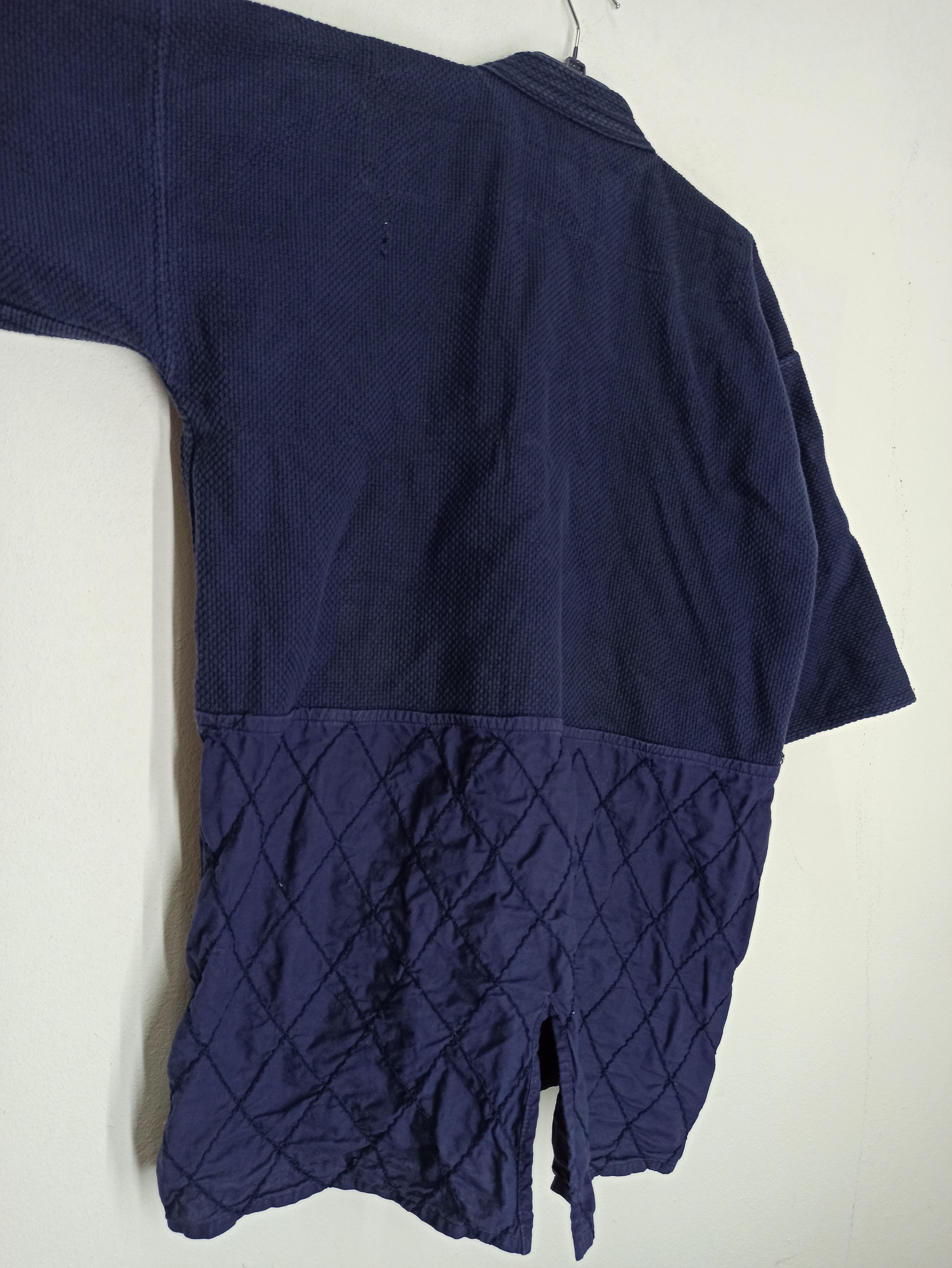 Indigo × Vintage Indigo Kendo Kimono Half Keikogi Shashiko Quilt Noragi Size US M / EU 48-50 / 2 - 7 Thumbnail