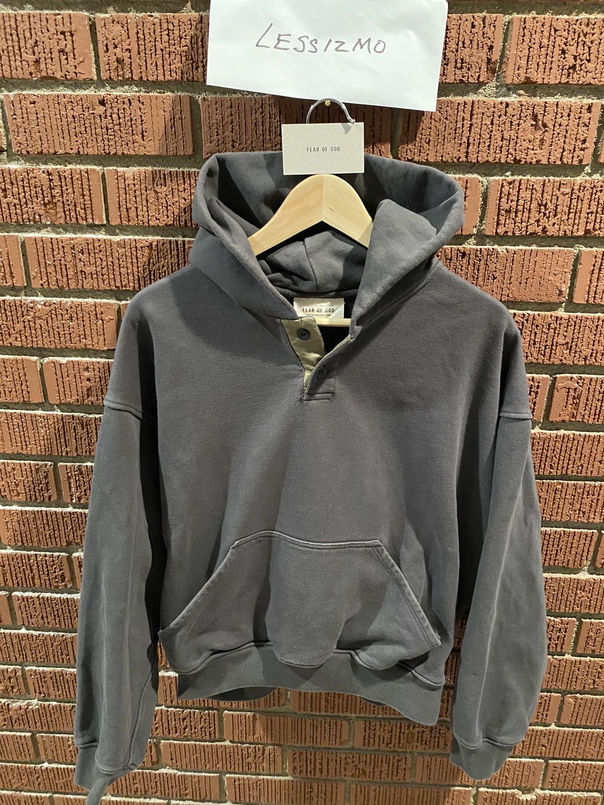 Fear of God Sixth Collection: Everyday Henley Hoodie | Grailed