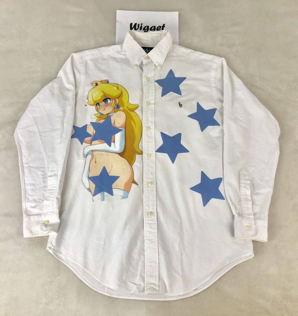 Polo Ralph Lauren Vintage custom Princess peach hentai shirt