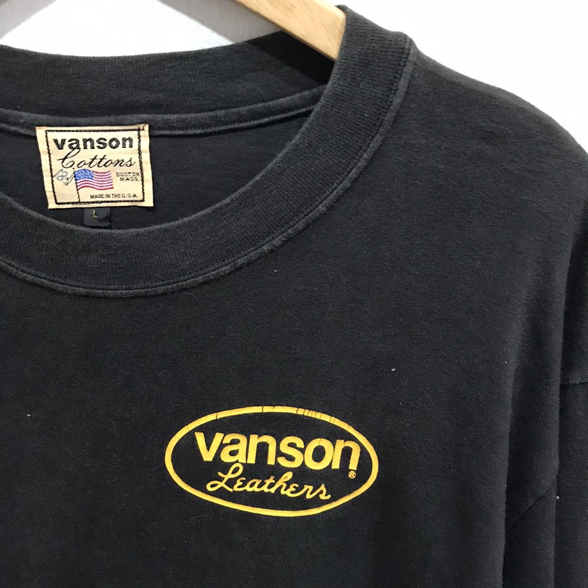 Vanson Leathers Vintage VANSON LEATHERS motorcycles tee Size US L / EU 52-54 / 3 - 2 Thumbnail