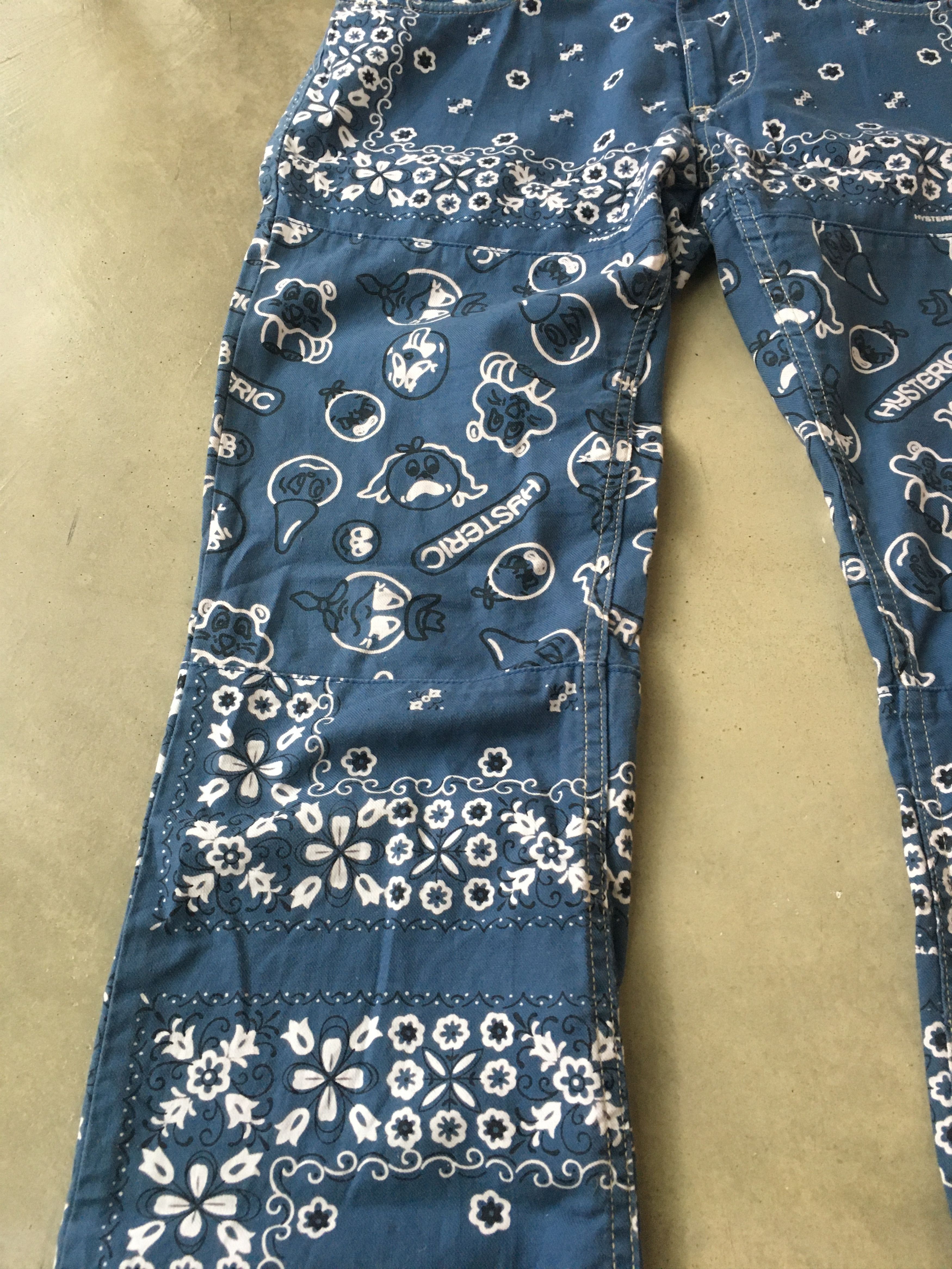 Hysteric Glamour hysteric glamour paisley flare pants Size US 31 - 3 Thumbnail