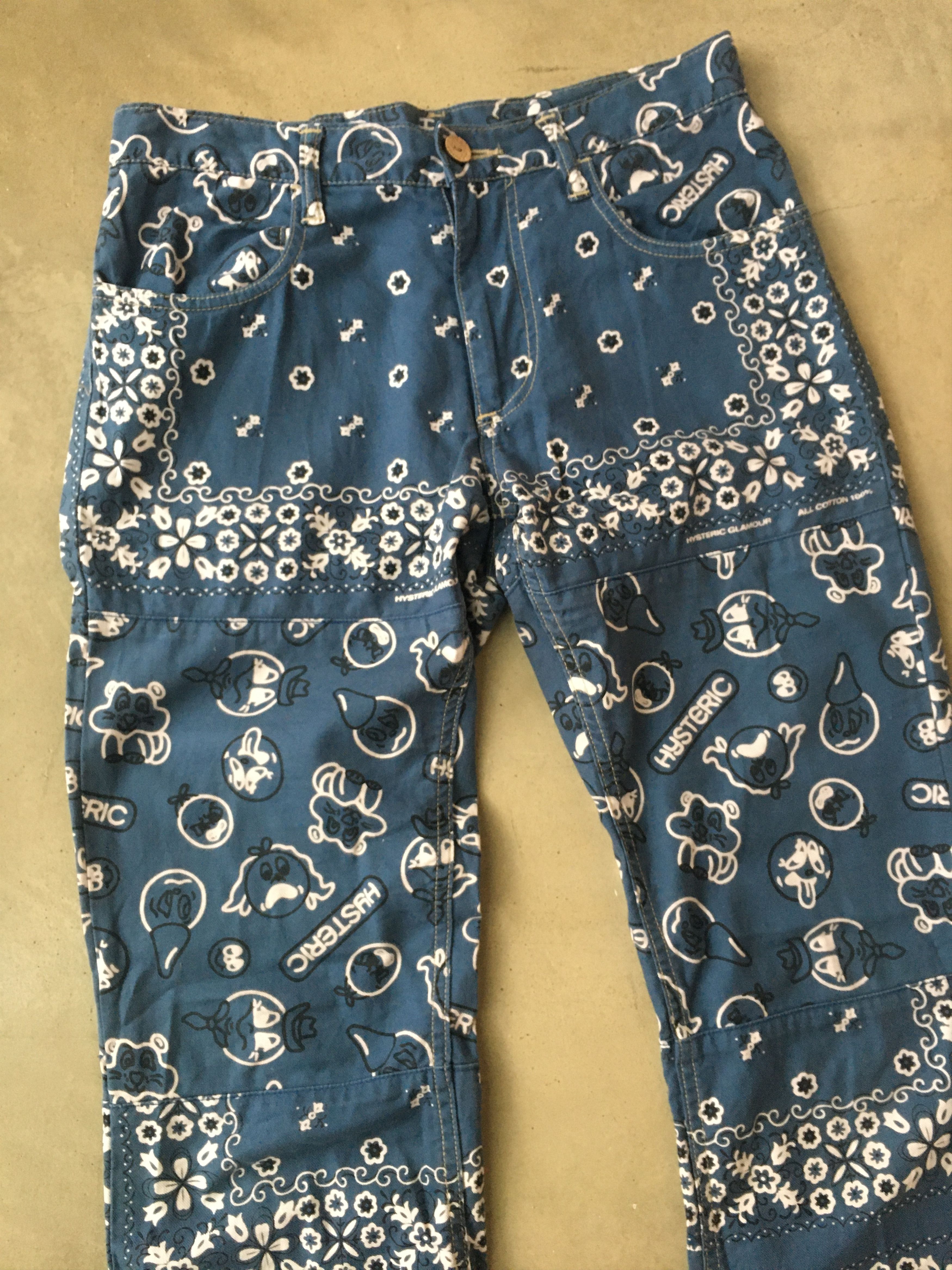 Hysteric Glamour hysteric glamour paisley flare pants Size US 31 - 2 Thumbnail