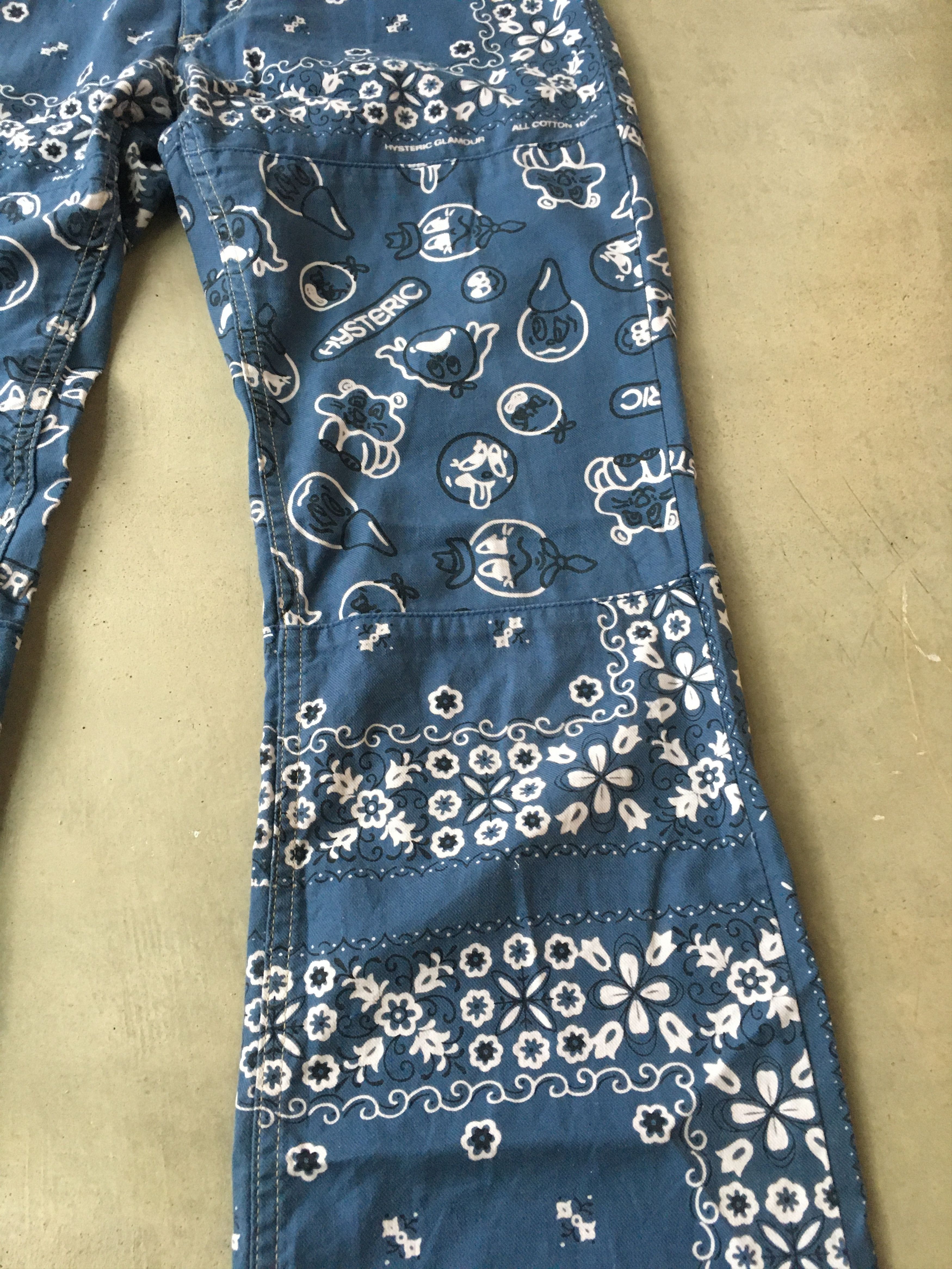 Hysteric Glamour hysteric glamour paisley flare pants Size US 31 - 4 Thumbnail