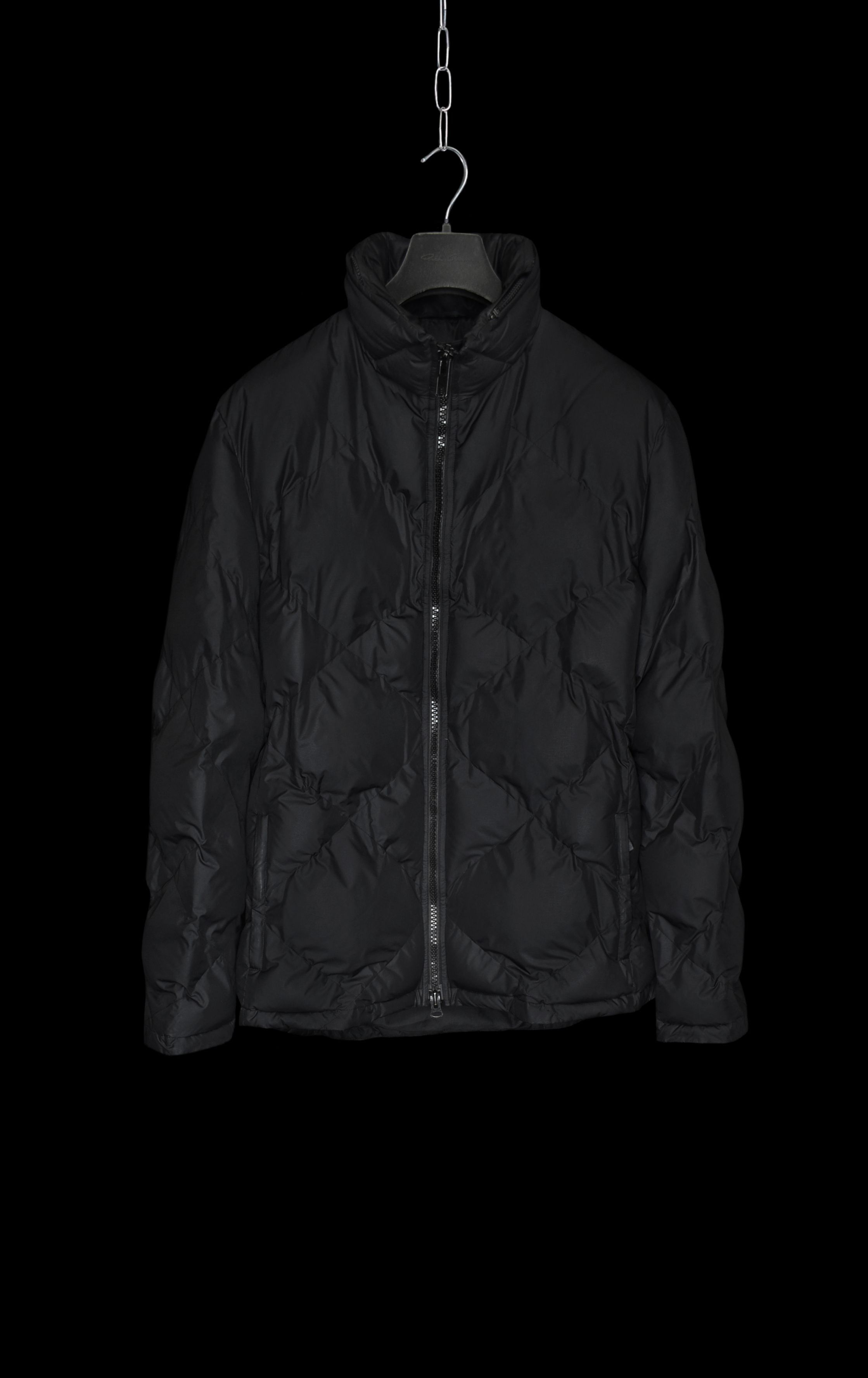 DOWN QUILTED JACKET WITH HIDDEN HOOD AND Y-3 LOGO