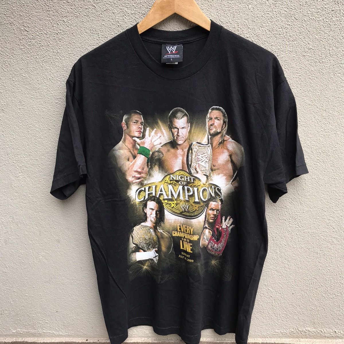 WWF Vintage WWF night champion tee world wrestling Size US L / EU 52-54 / 3 - 2 Thumbnail
