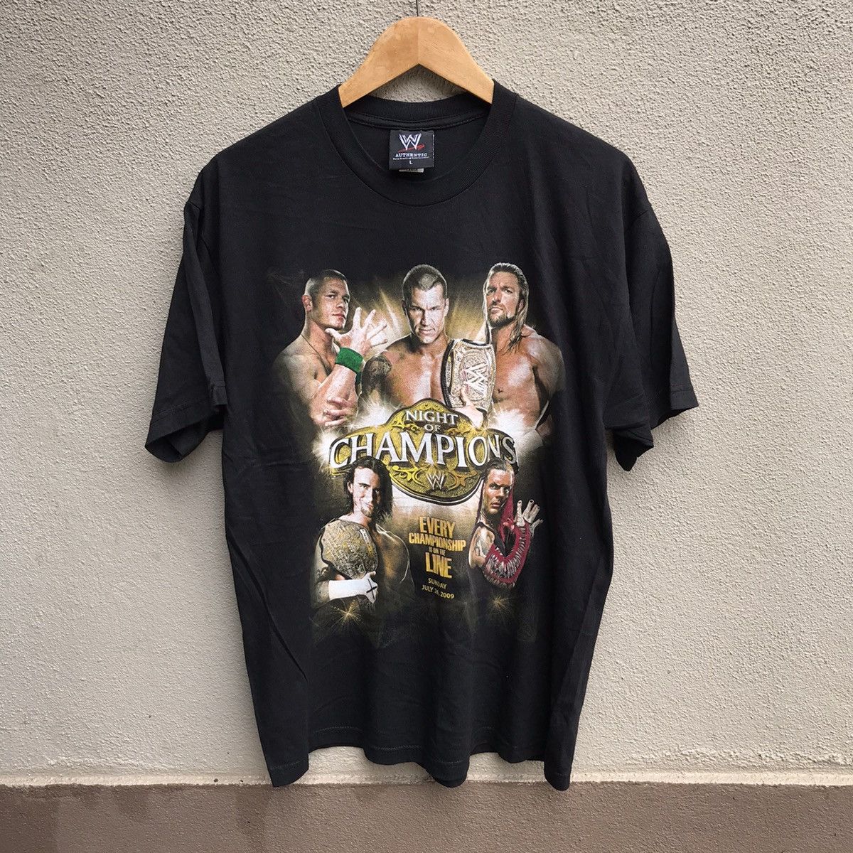 WWF Vintage WWF night champion tee world wrestling Size US L / EU 52-54 / 3 - 1 Thumbnail