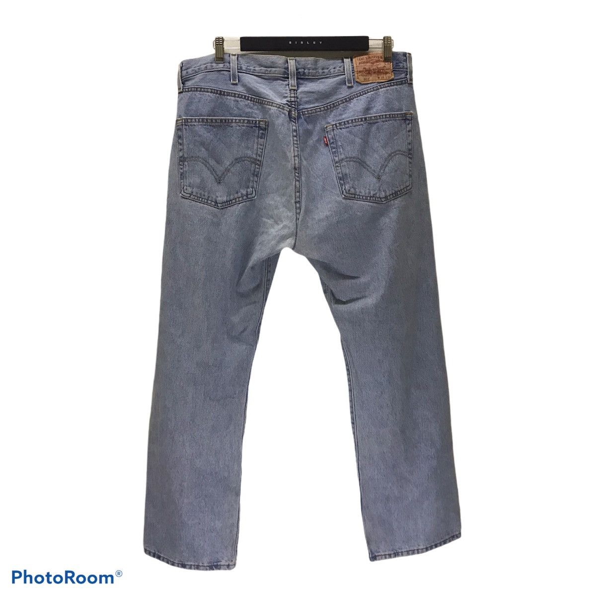 Levi's Vintage Levis 501 Distressed Denim jeans Lightwash Size US 38 / EU 54 - 2 Thumbnail
