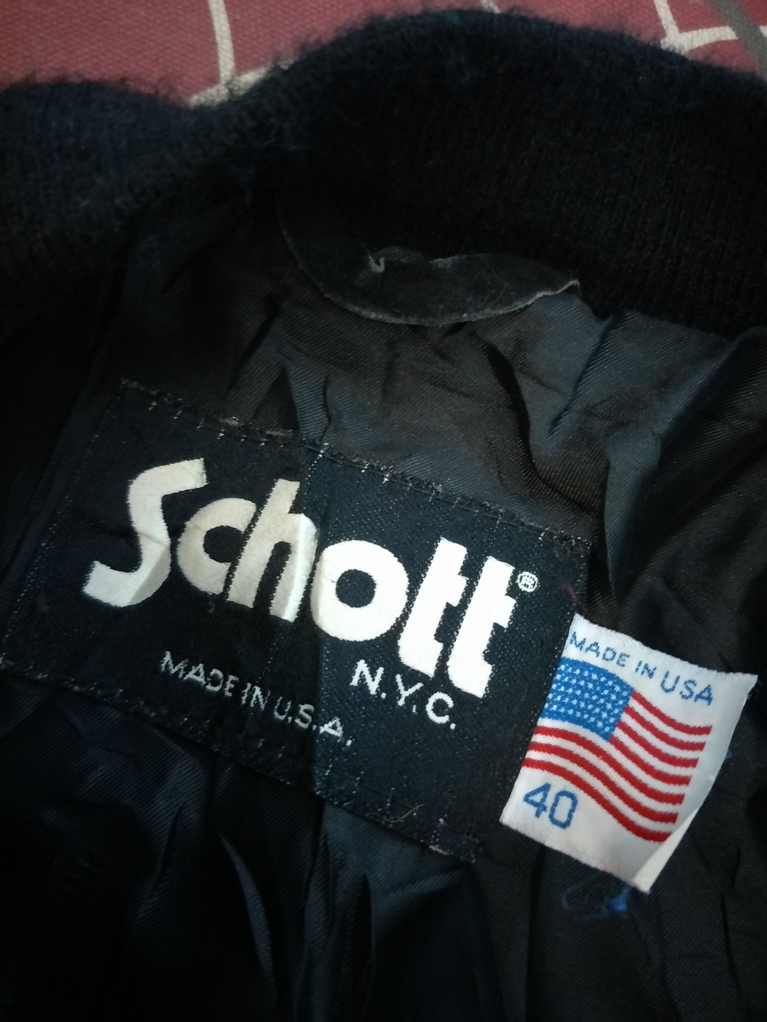 Schott Vintage Schott Nyc Suede Leather Jacket Bombers Size US M / EU 48-50 / 2 - 3 Thumbnail