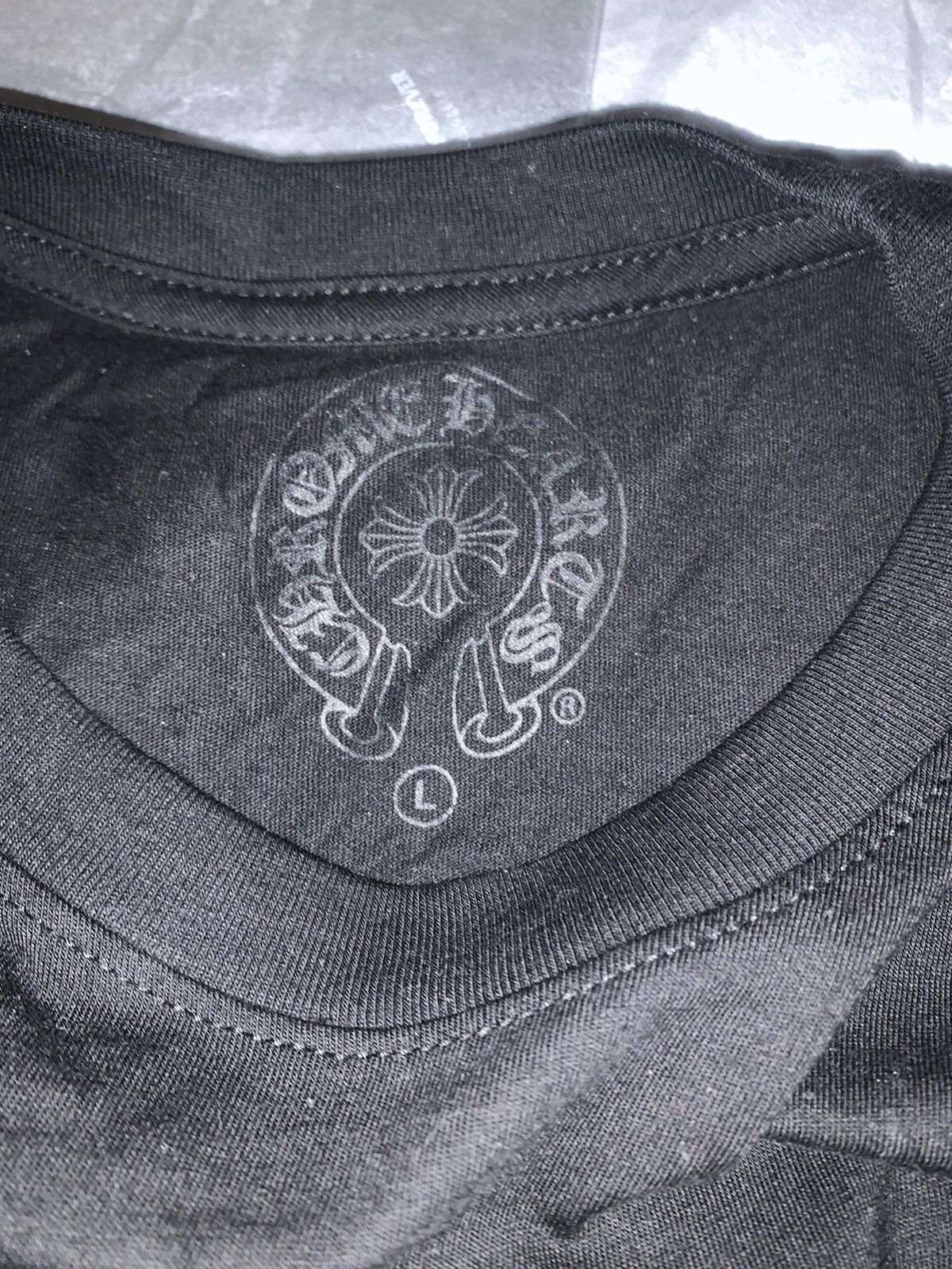 Chrome Hearts Chrome Hearts Orange Hairy Dagger Black Tee Size US L / EU 52-54 / 3 - 5 Thumbnail