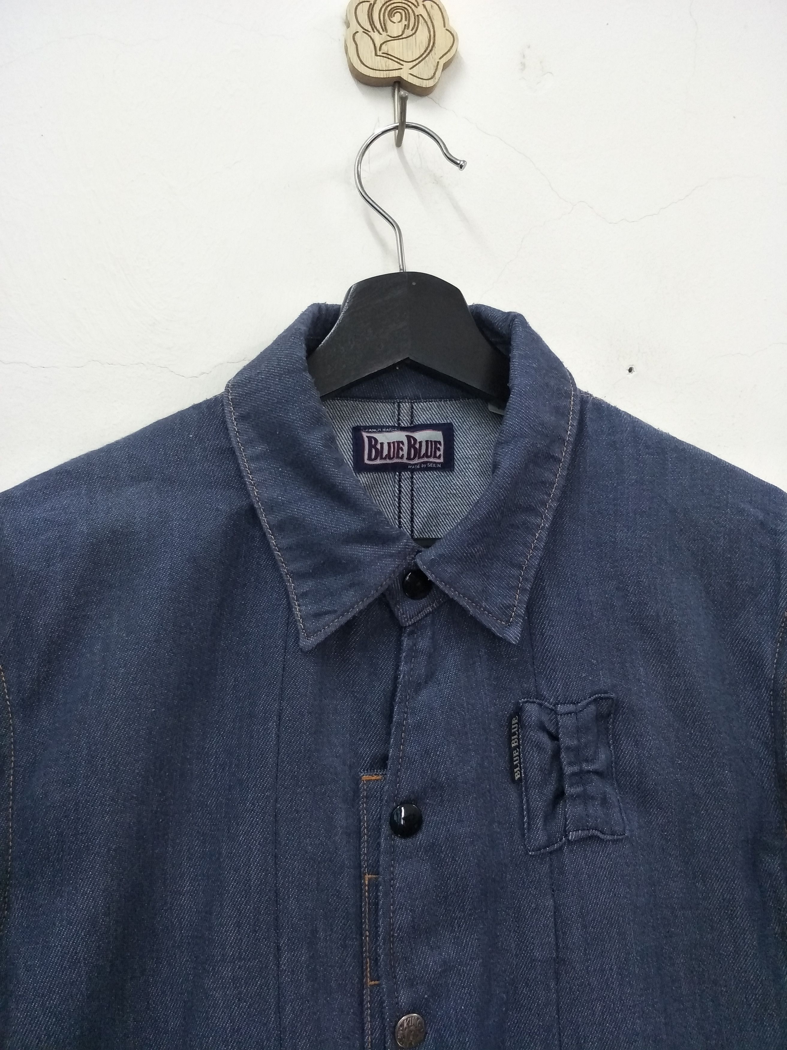 BLUE BLUE Seilin Sashiko Work Denim Jacket