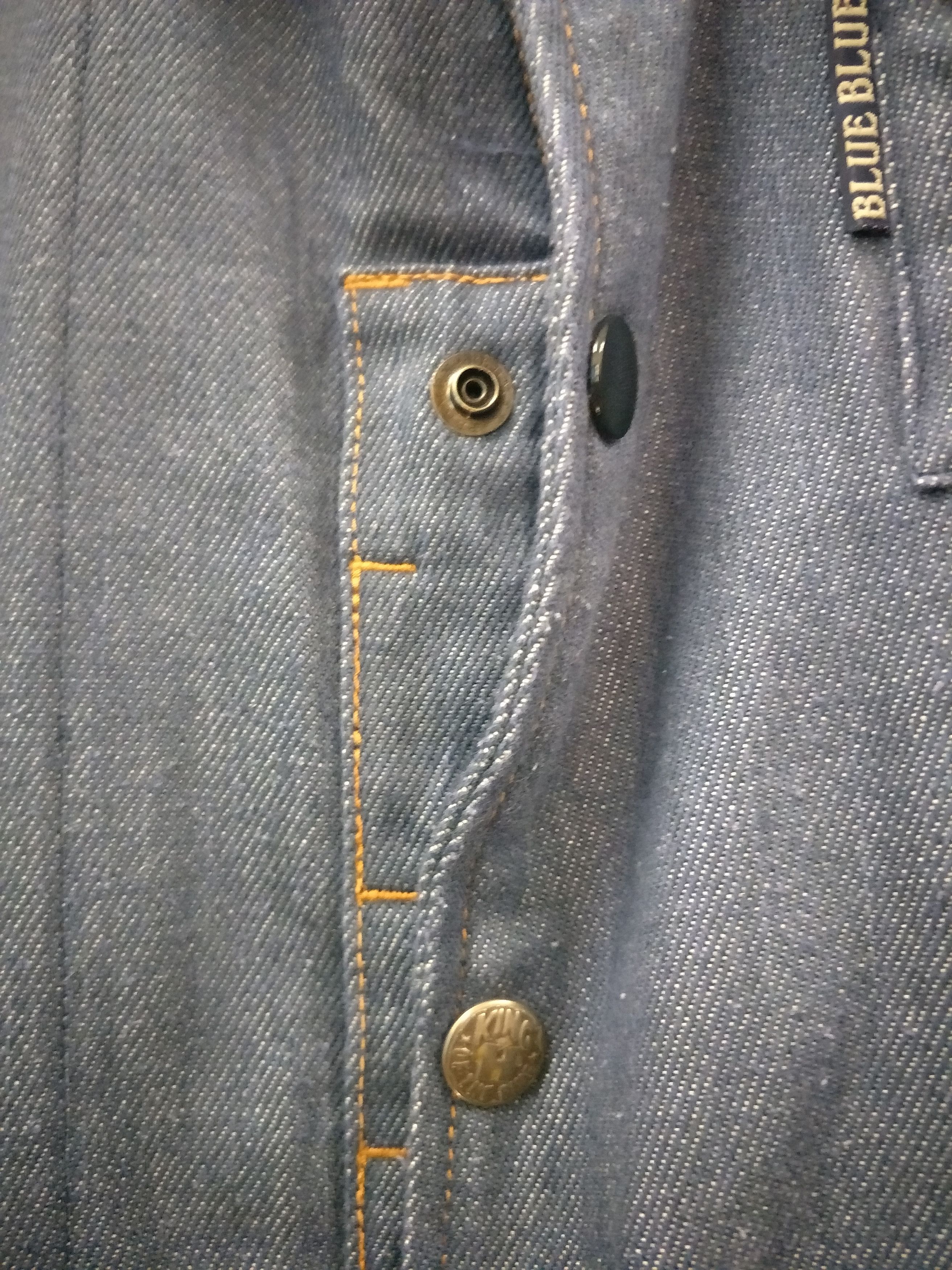 BLUE BLUE Seilin Sashiko Work Denim Jacket