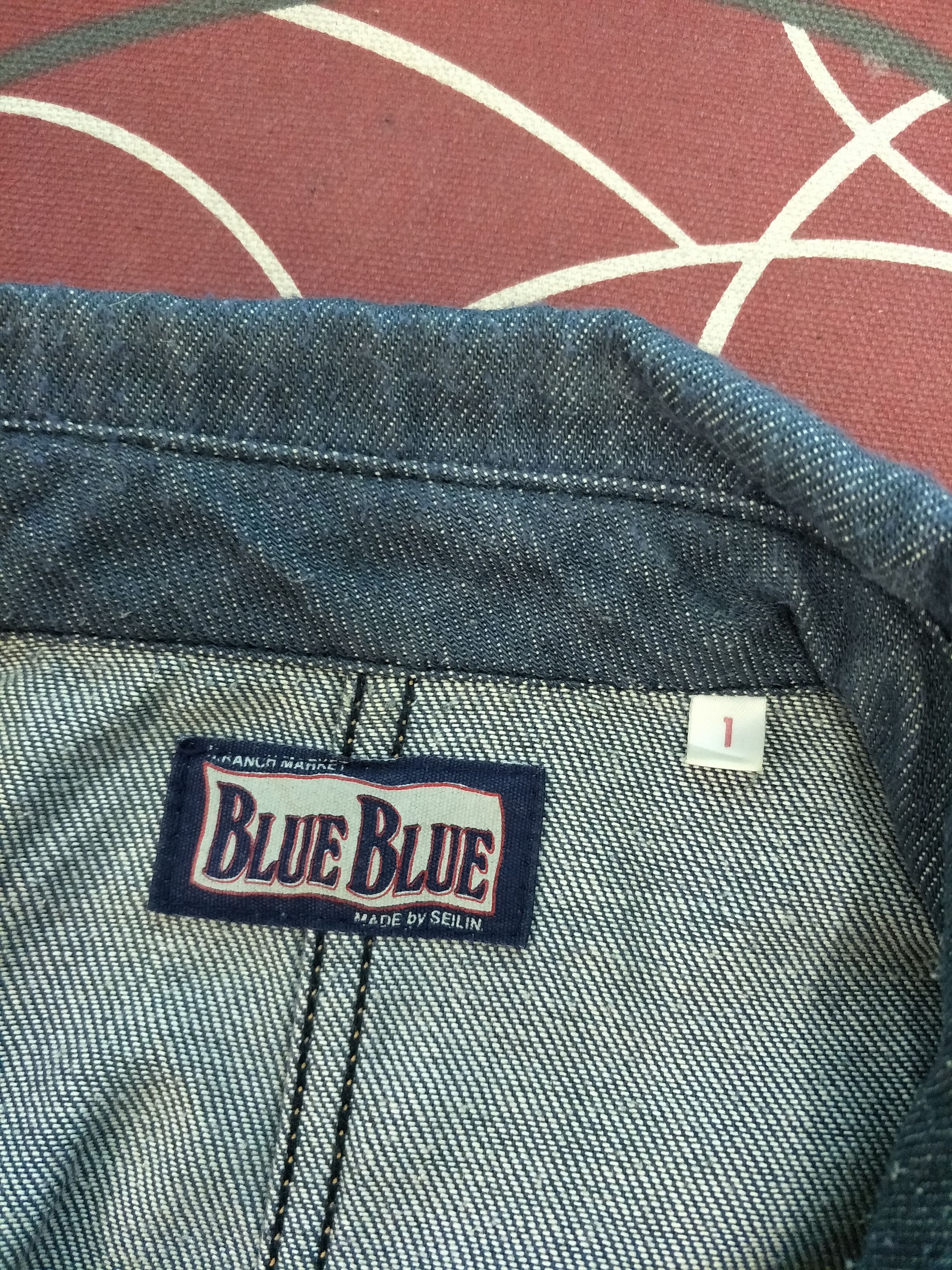 BLUE BLUE Seilin Sashiko Work Denim Jacket
