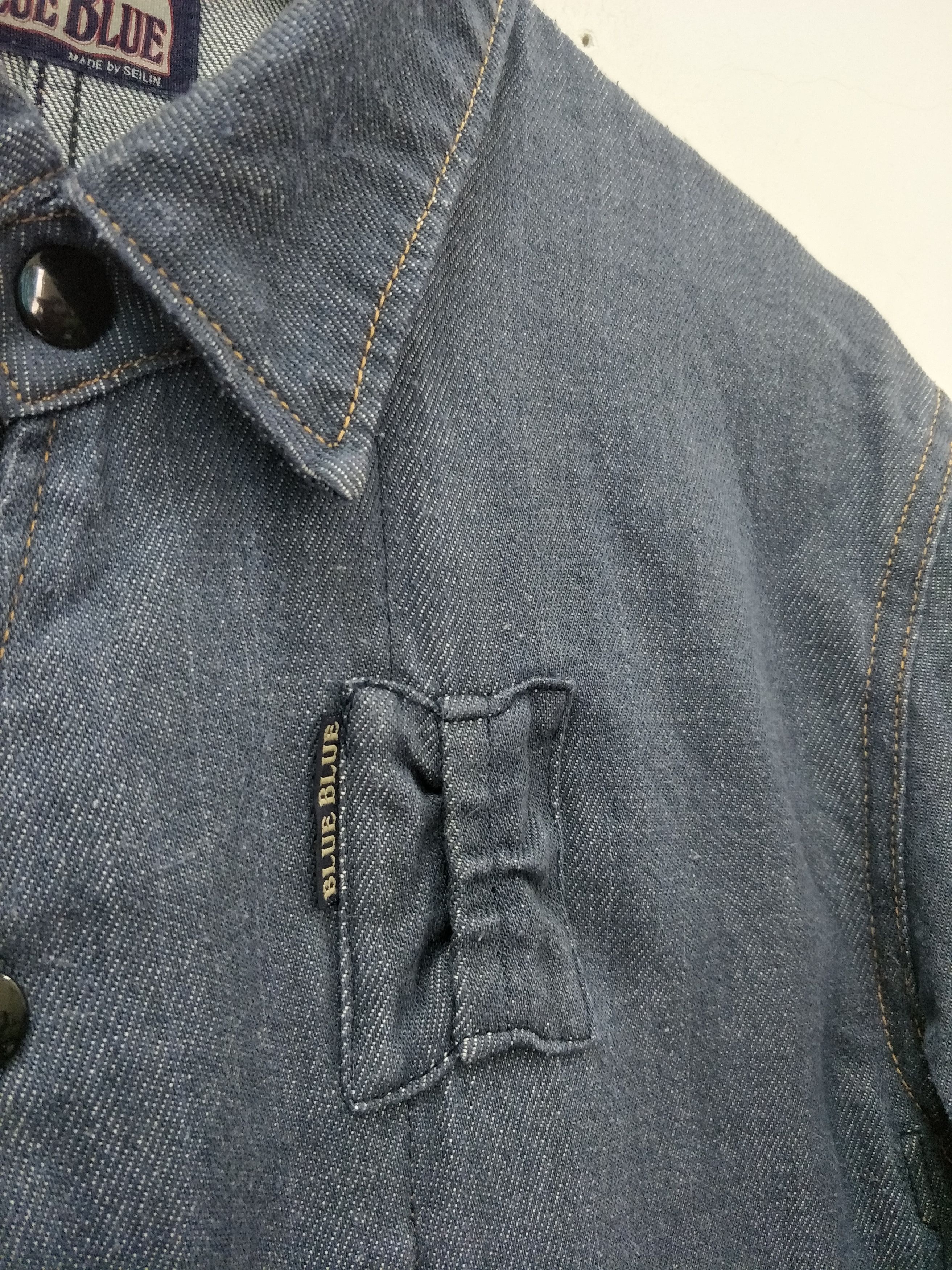 BLUE BLUE Seilin Sashiko Work Denim Jacket