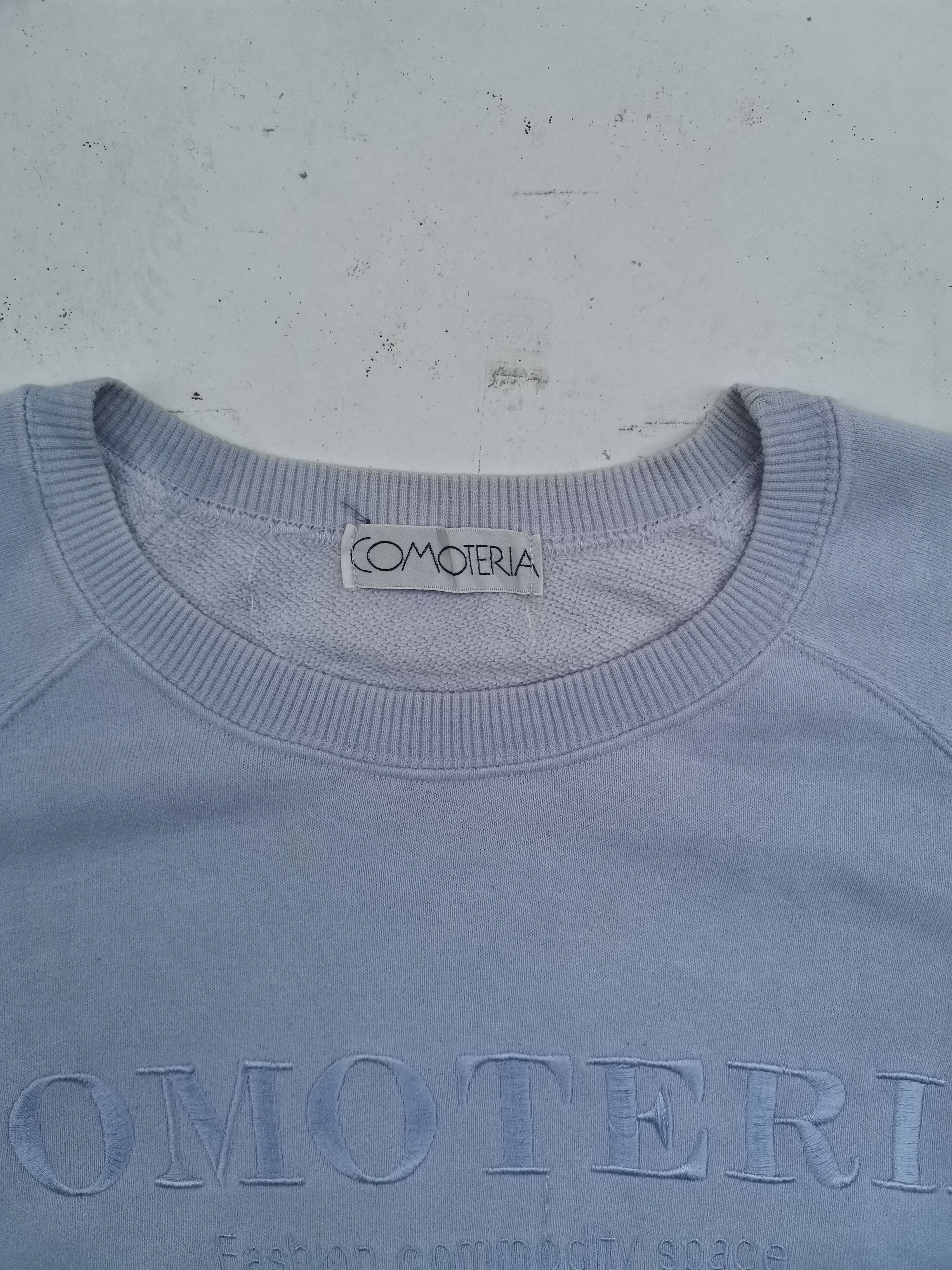 Japanese Brand Comotteria Fashion Commodity Space Big Logo Sweatshirt Size US L / EU 52-54 / 3 - 6 Thumbnail