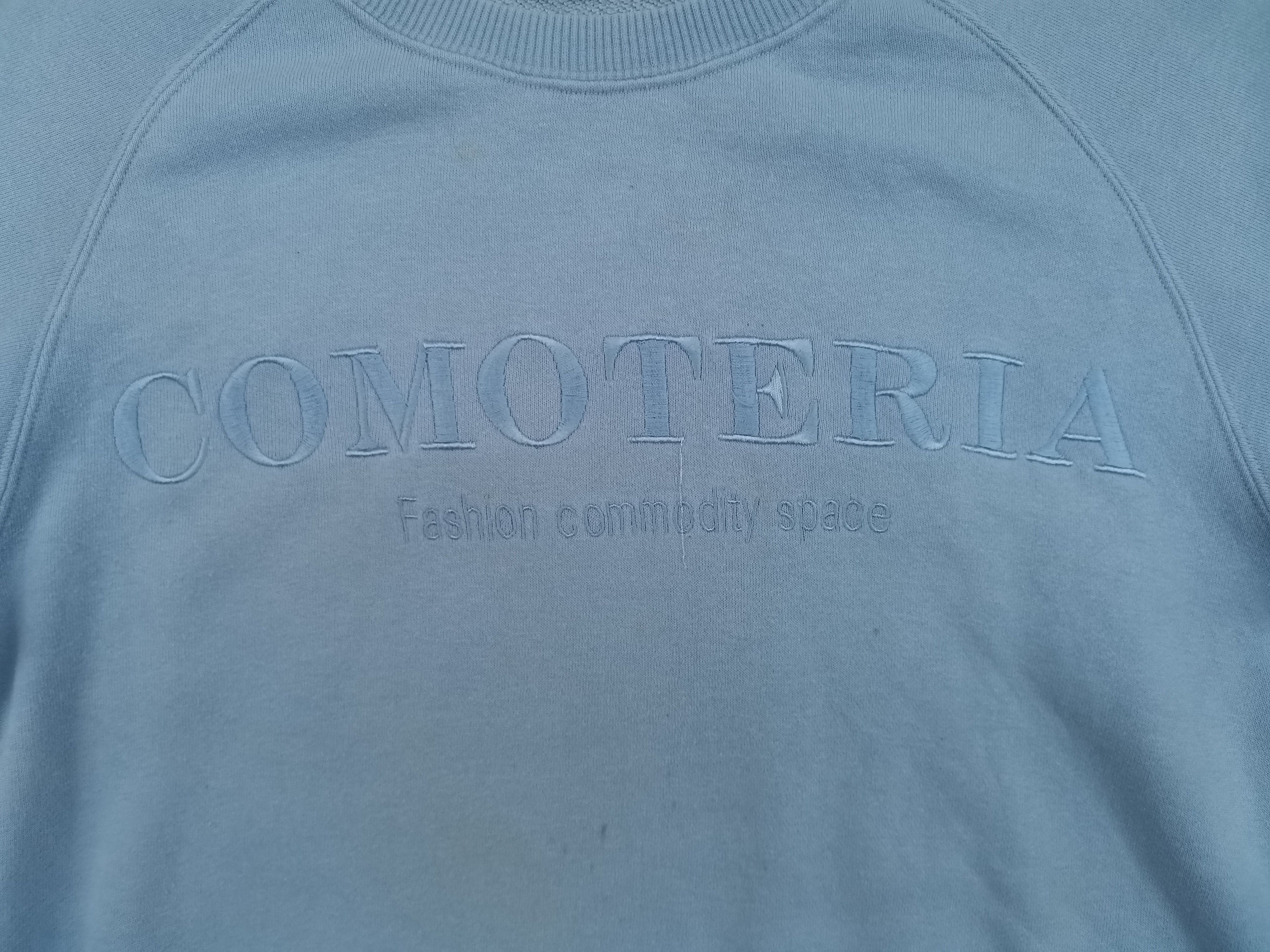 Japanese Brand Comotteria Fashion Commodity Space Big Logo Sweatshirt Size US L / EU 52-54 / 3 - 7 Thumbnail