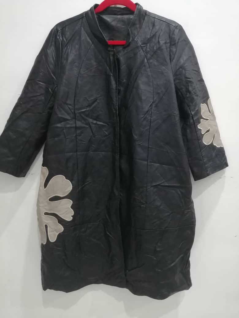 Leather Jacket nice patchwork leather trench coat Grailed