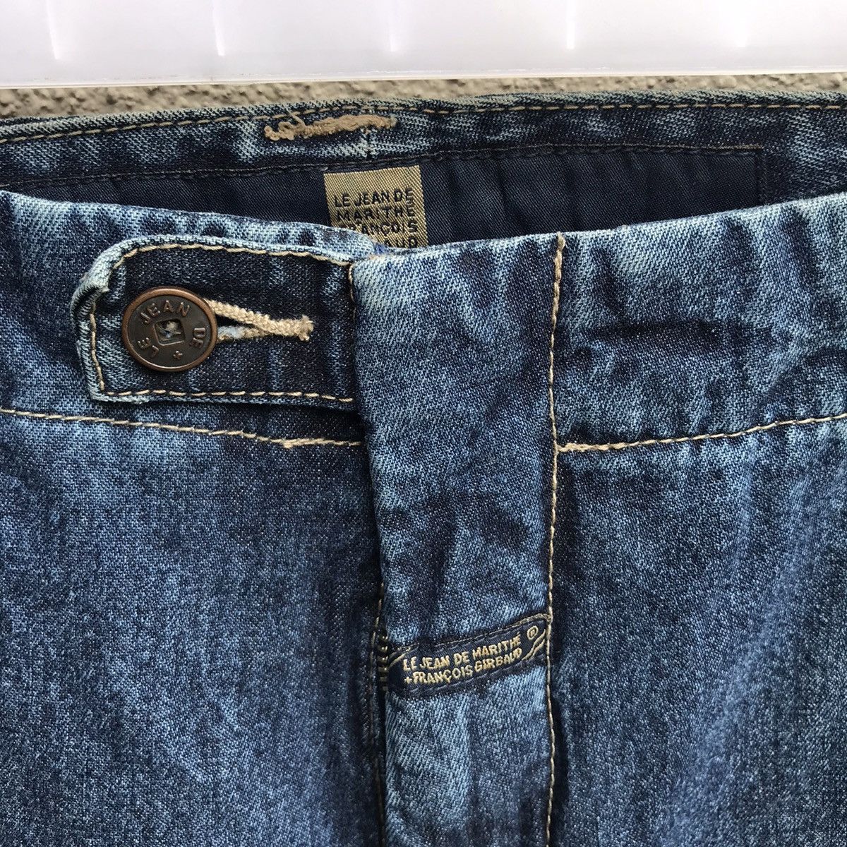 Marithe + Francois Girbaud MARITHE FRANCOIS GIRBAUD Cargo Jeans Size US 35 - 4 Thumbnail