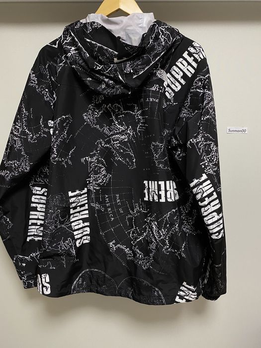 Supreme Supreme x The North Face world map venture light jacket