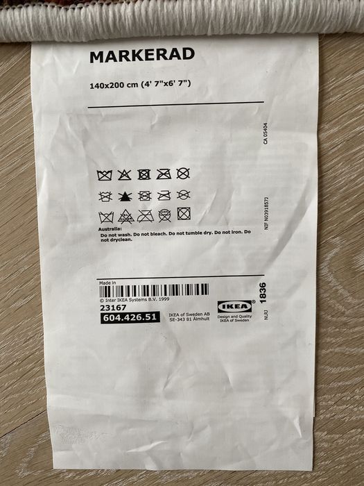 Virgil Abloh x IKEA STILL LOADING Rug 140x200 CM Multi - FW18 - GB