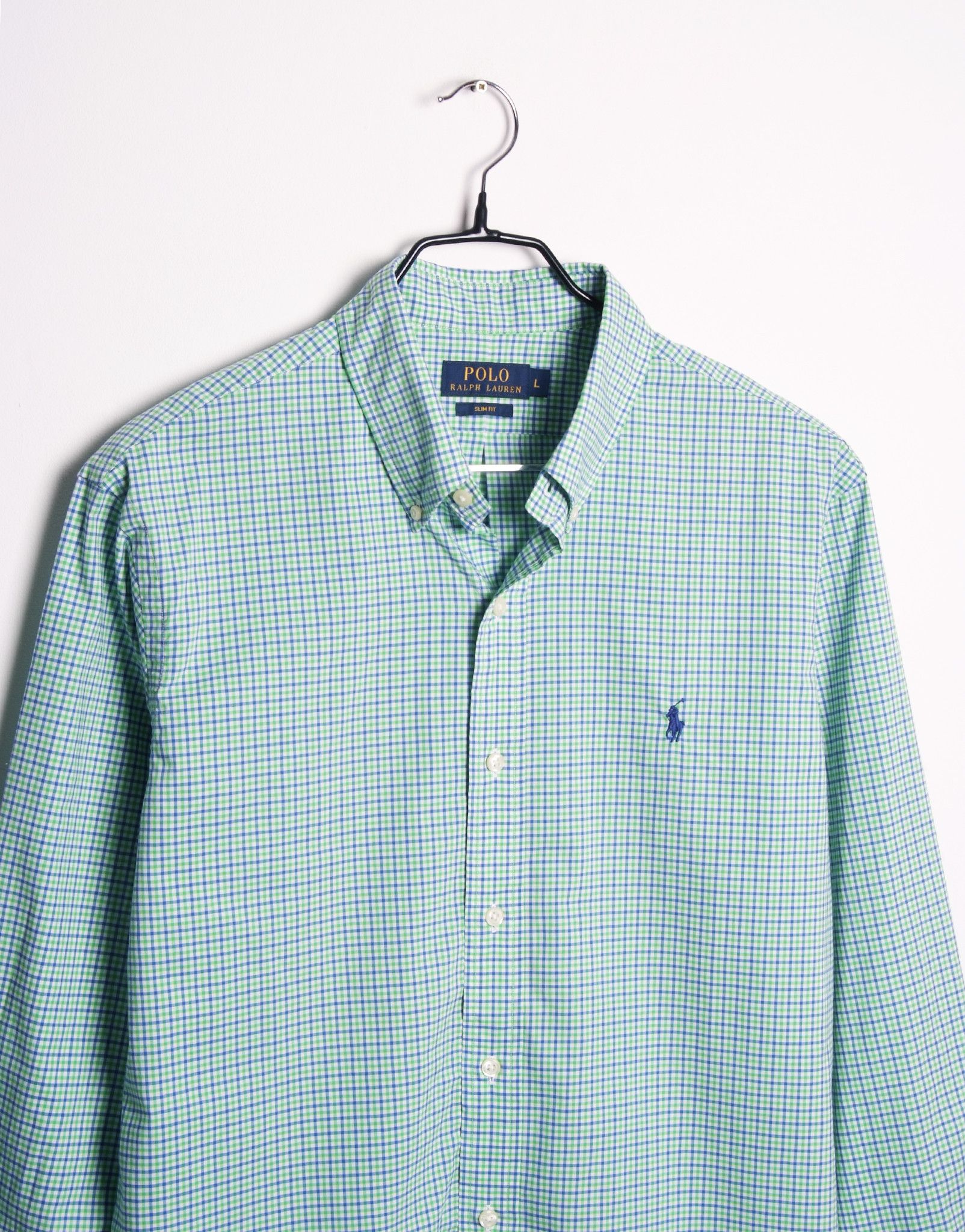 Polo Ralph Lauren × Vintage Polo Ralph Lauren Check Long-Sleeve Shirt Size US L / EU 52-54 / 3 - 1 Thumbnail