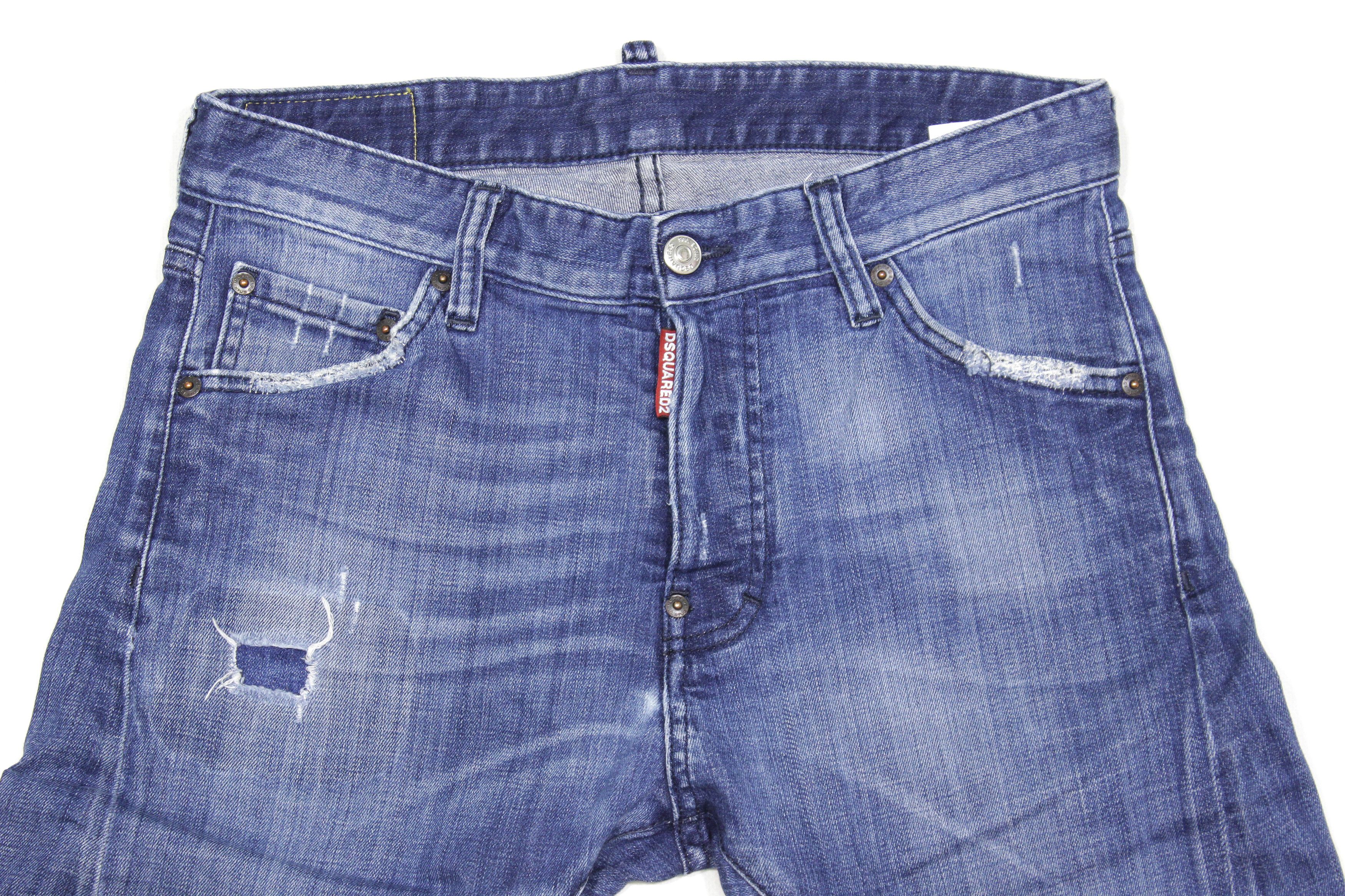 Dsquared2 Rider Twist Distressed Jeans Size US 30 / EU 46 - 3 Thumbnail