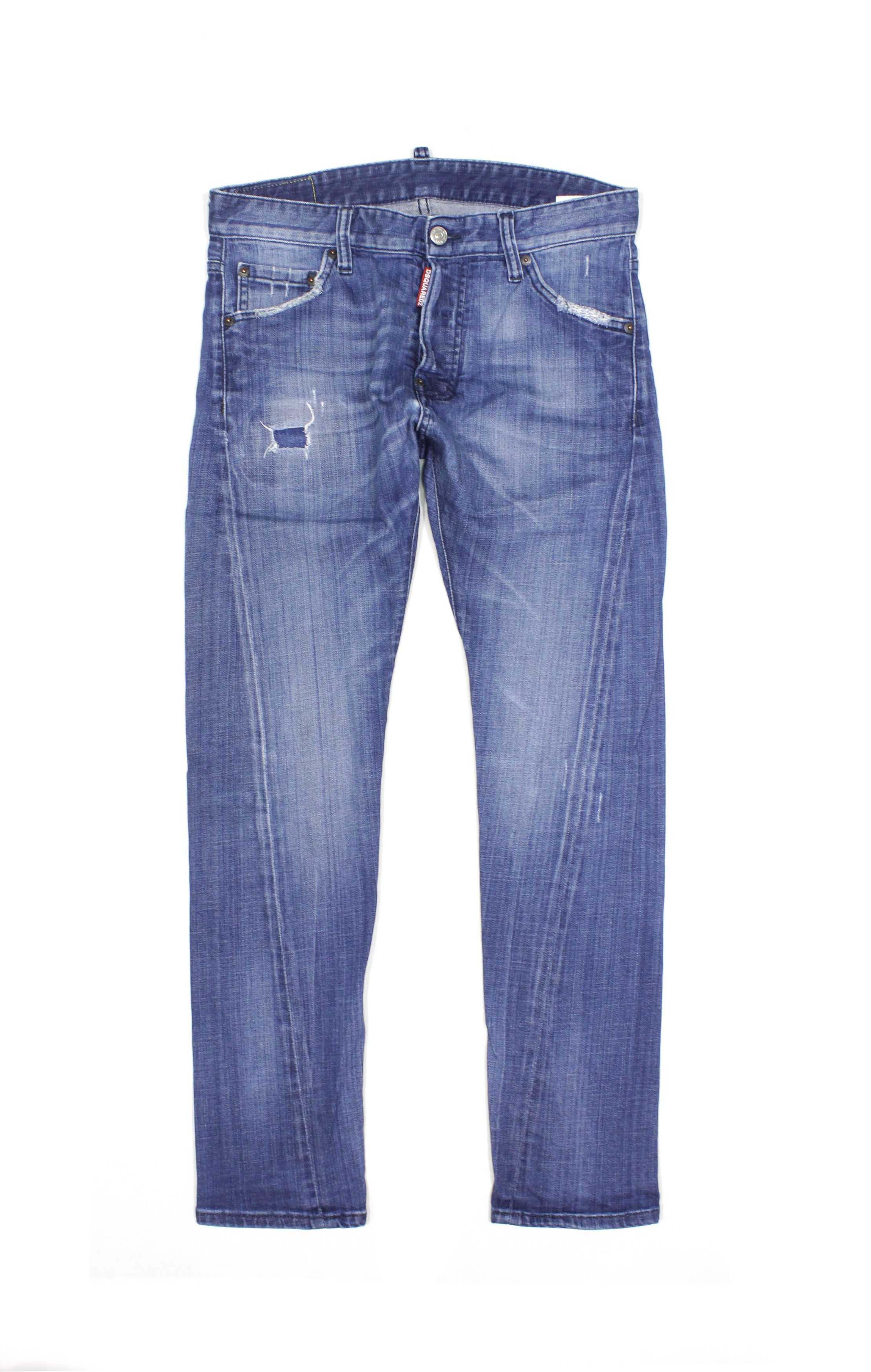 Dsquared2 Rider Twist Distressed Jeans Size US 30 / EU 46 - 1 Thumbnail