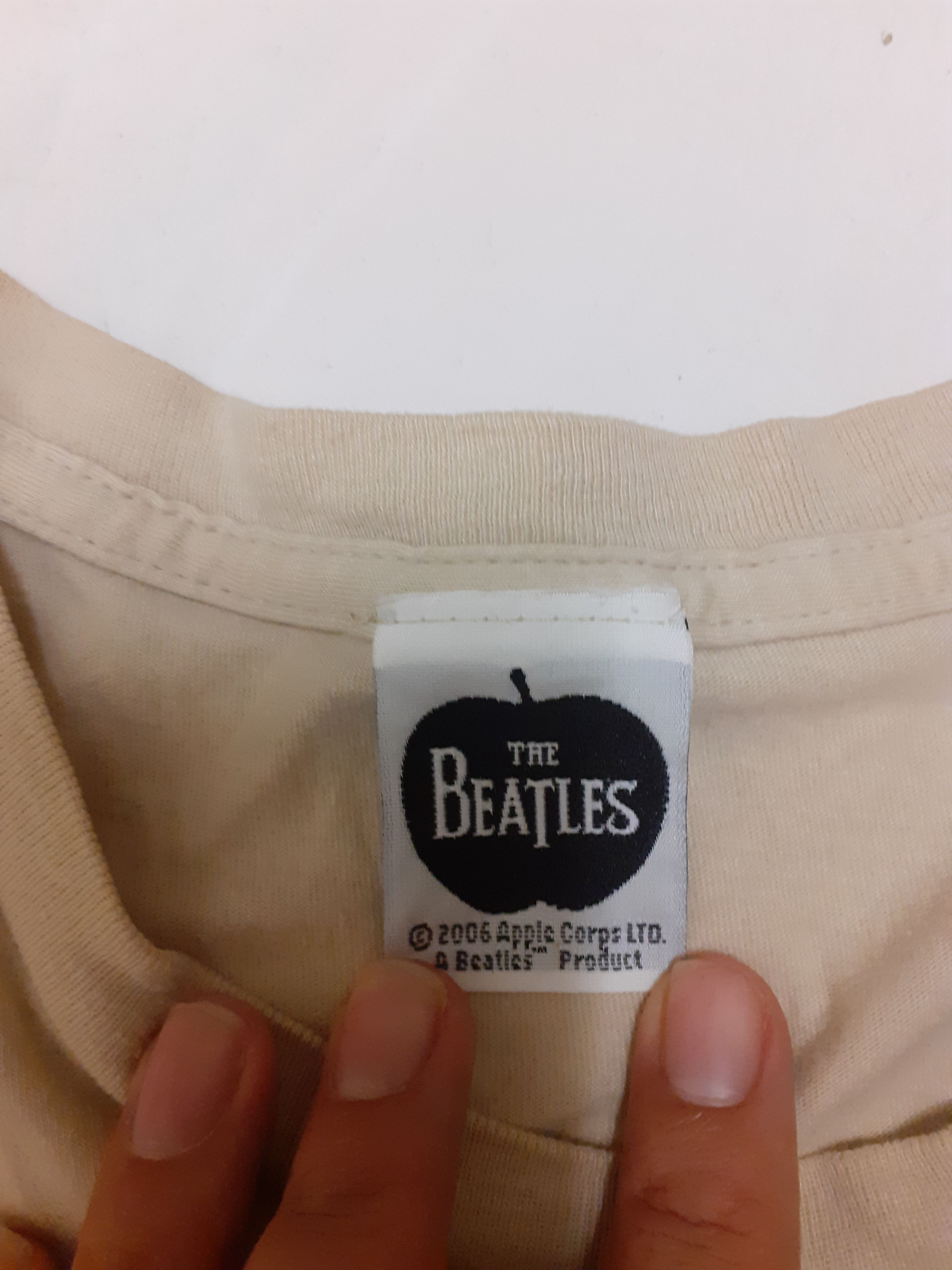 Band Tees × Vintage Vintage Y2K Nice Print The Beatles T Shirt Size US XL / EU 56 / 4 - 4 Thumbnail