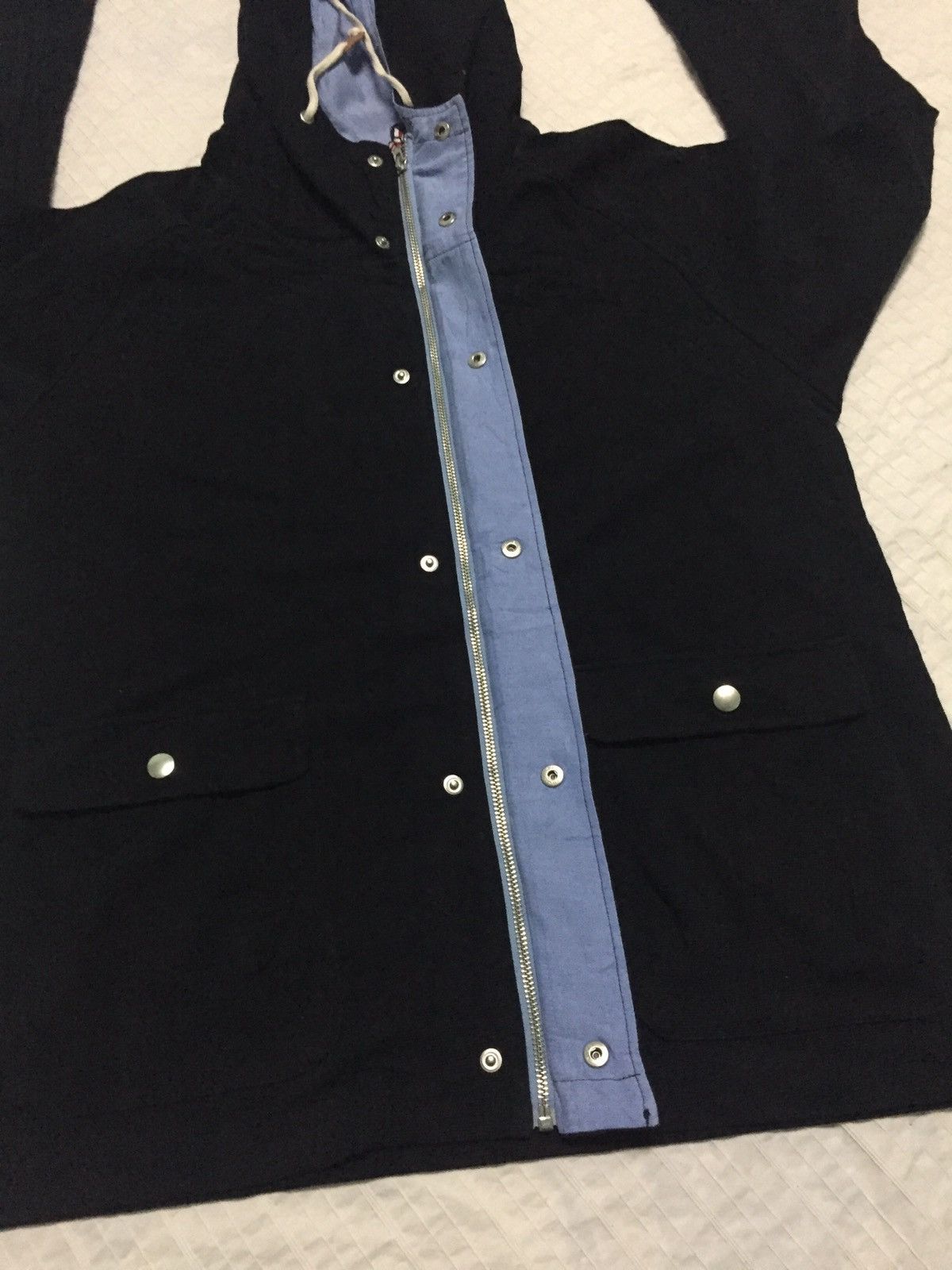 Japanese Brand Back Number Snap Button & Zipper Jacket Hoodie Size US L / EU 52-54 / 3 - 12 Thumbnail