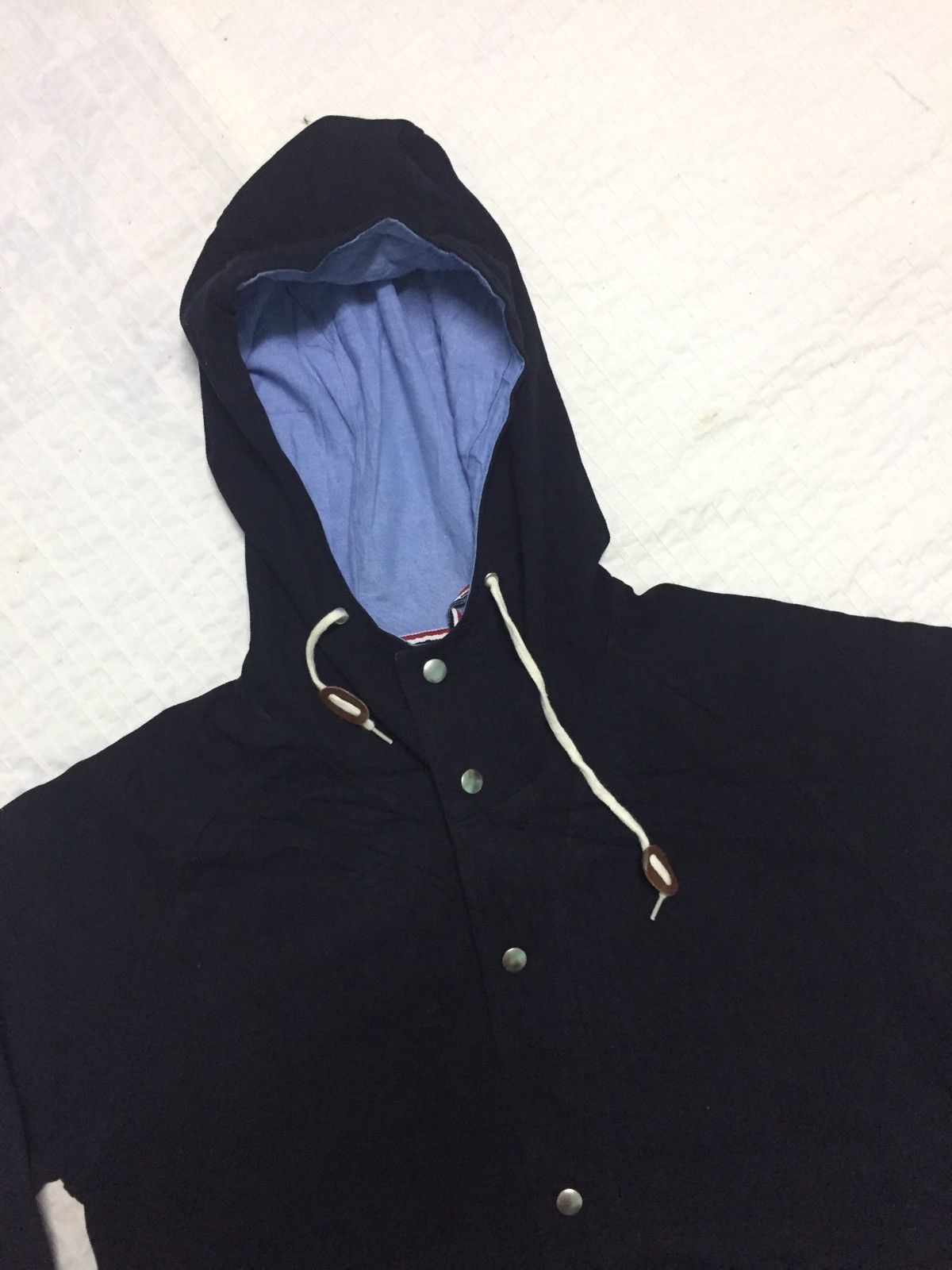 Japanese Brand Back Number Snap Button & Zipper Jacket Hoodie Size US L / EU 52-54 / 3 - 4 Thumbnail