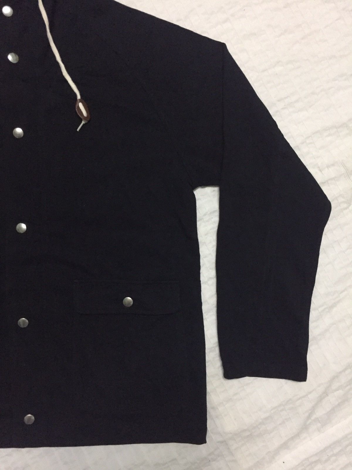 Japanese Brand Back Number Snap Button & Zipper Jacket Hoodie Size US L / EU 52-54 / 3 - 5 Thumbnail