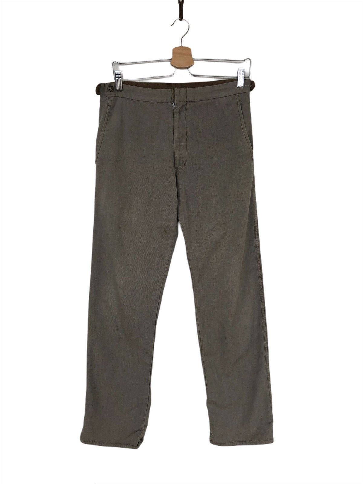 Comme des Garcons Homme Plus AW98 Comme des Garçons H+ Side Adjust Wool Pants Size US 30 / EU 46 - 2 Thumbnail