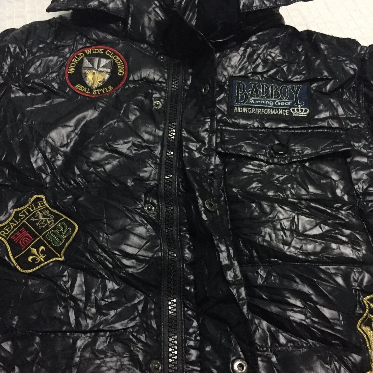 Japanese Brand Bad Boys California Usa Puffer Style Jacket Hoodie Size US L / EU 52-54 / 3 - 12 Thumbnail
