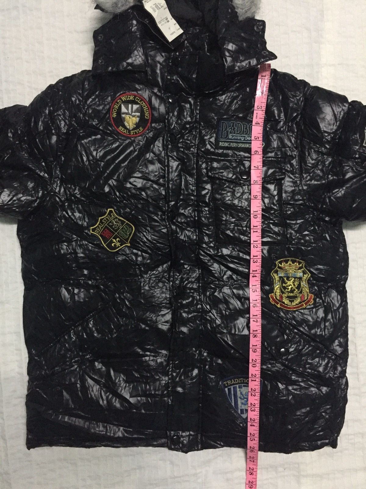 Japanese Brand Bad Boys California Usa Puffer Style Jacket Hoodie Size US L / EU 52-54 / 3 - 23 Thumbnail