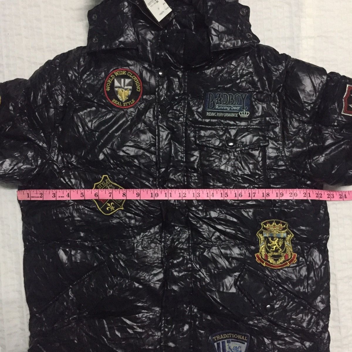 Japanese Brand Bad Boys California Usa Puffer Style Jacket Hoodie Size US L / EU 52-54 / 3 - 22 Thumbnail