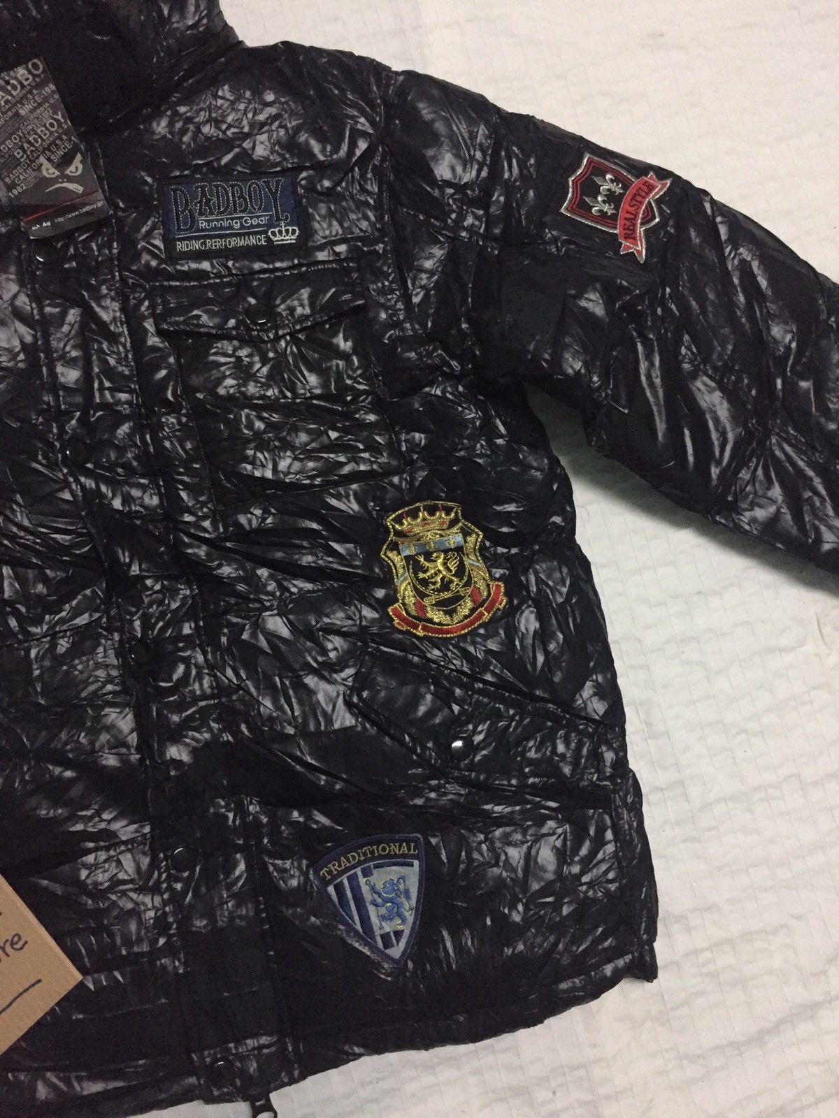 Japanese Brand Bad Boys California Usa Puffer Style Jacket Hoodie Size US L / EU 52-54 / 3 - 4 Thumbnail