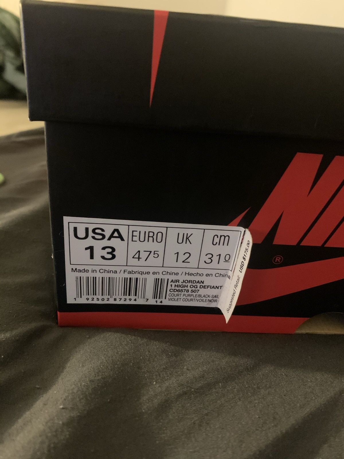 Jordan Brand × Nike Jordan 1 Retro High OG Defiant SB LA to Chicago Size US 13 / EU 46 - 14 Thumbnail