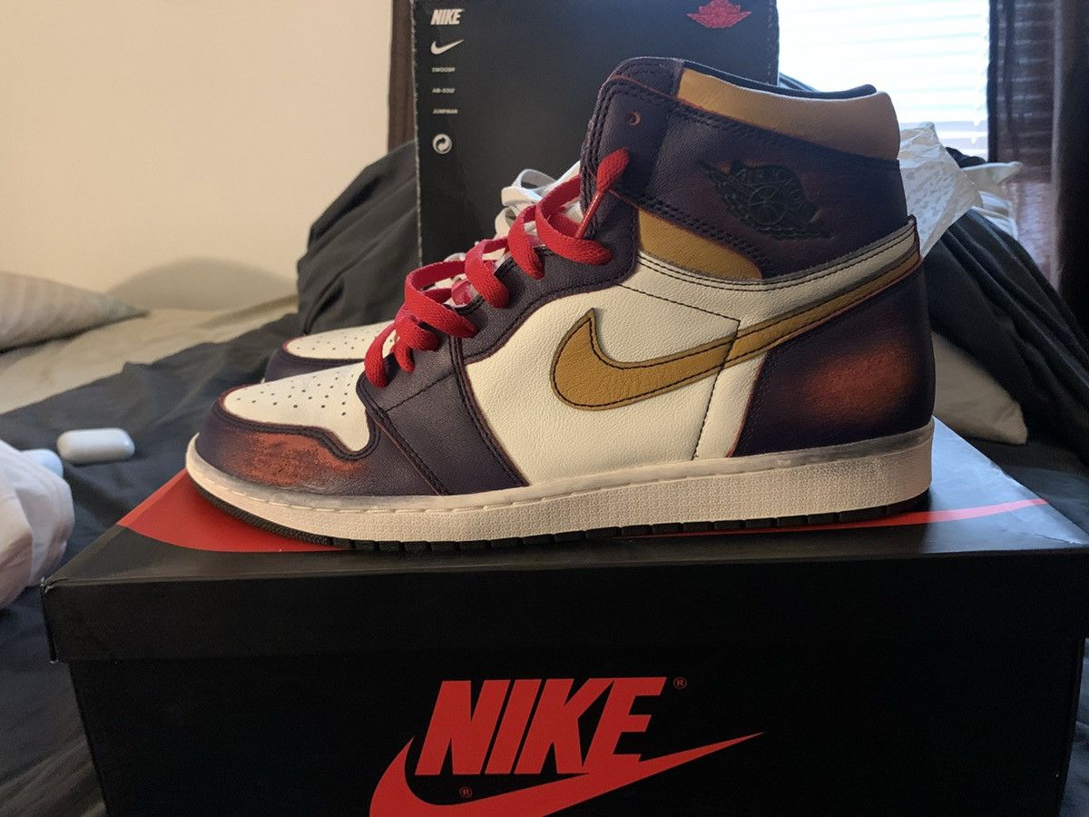 Jordan Brand × Nike Jordan 1 Retro High OG Defiant SB LA to Chicago Size US 13 / EU 46 - 10 Thumbnail