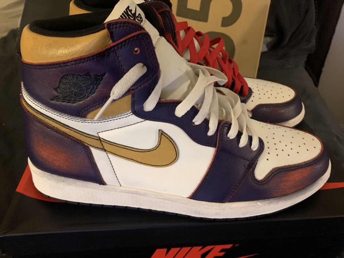 Jordan Brand × Nike Jordan 1 Retro High OG Defiant SB LA to Chicago Size US 13 / EU 46 - 7 Thumbnail