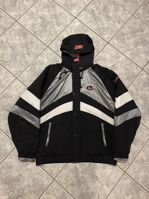 Supreme Supreme Nike Hooded Sport Jacket Silver | Grailed