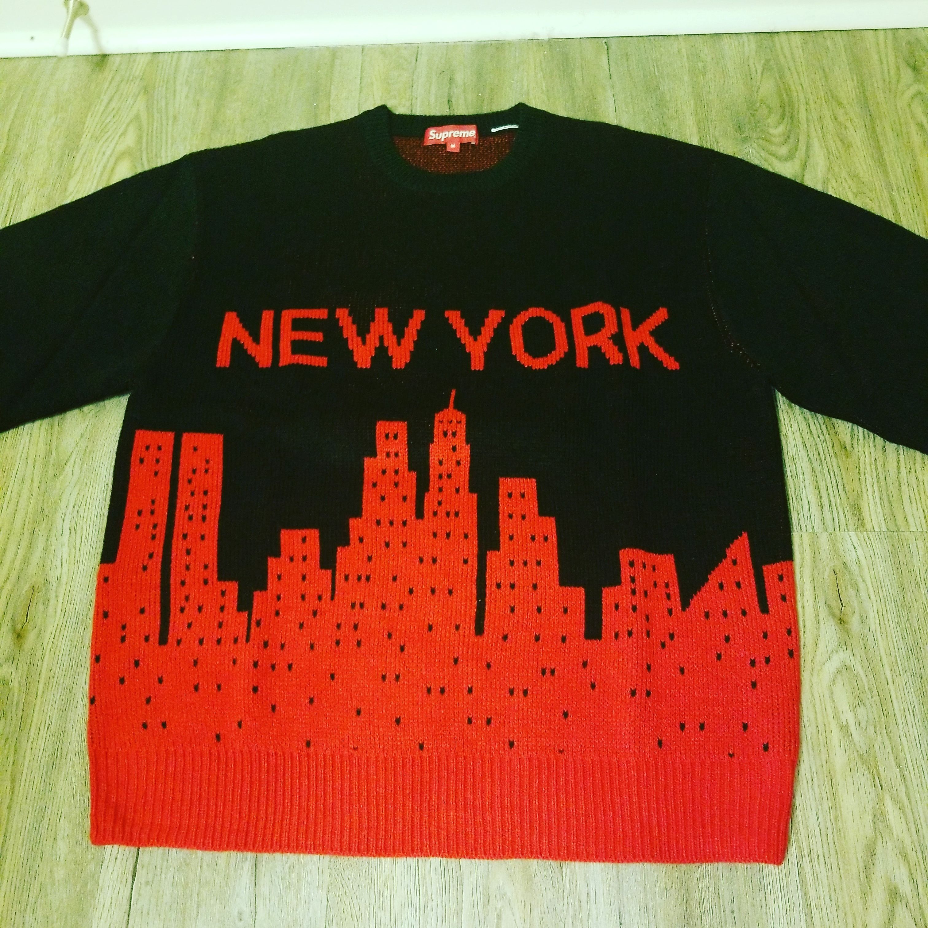 Supreme Supreme New York Sweater Size M | Grailed
